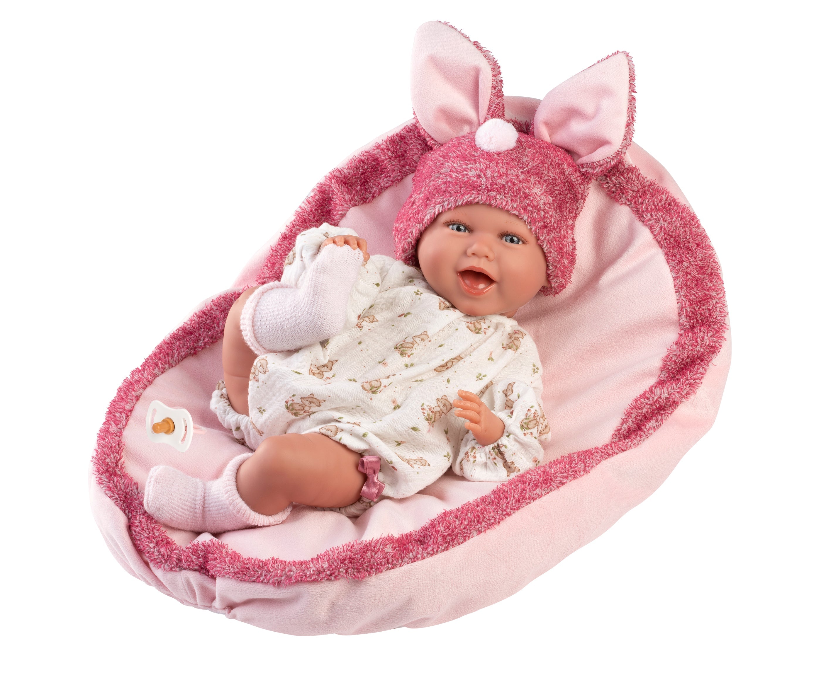 16.5" Soft Body Newborn Doll Jaimie with Cushion