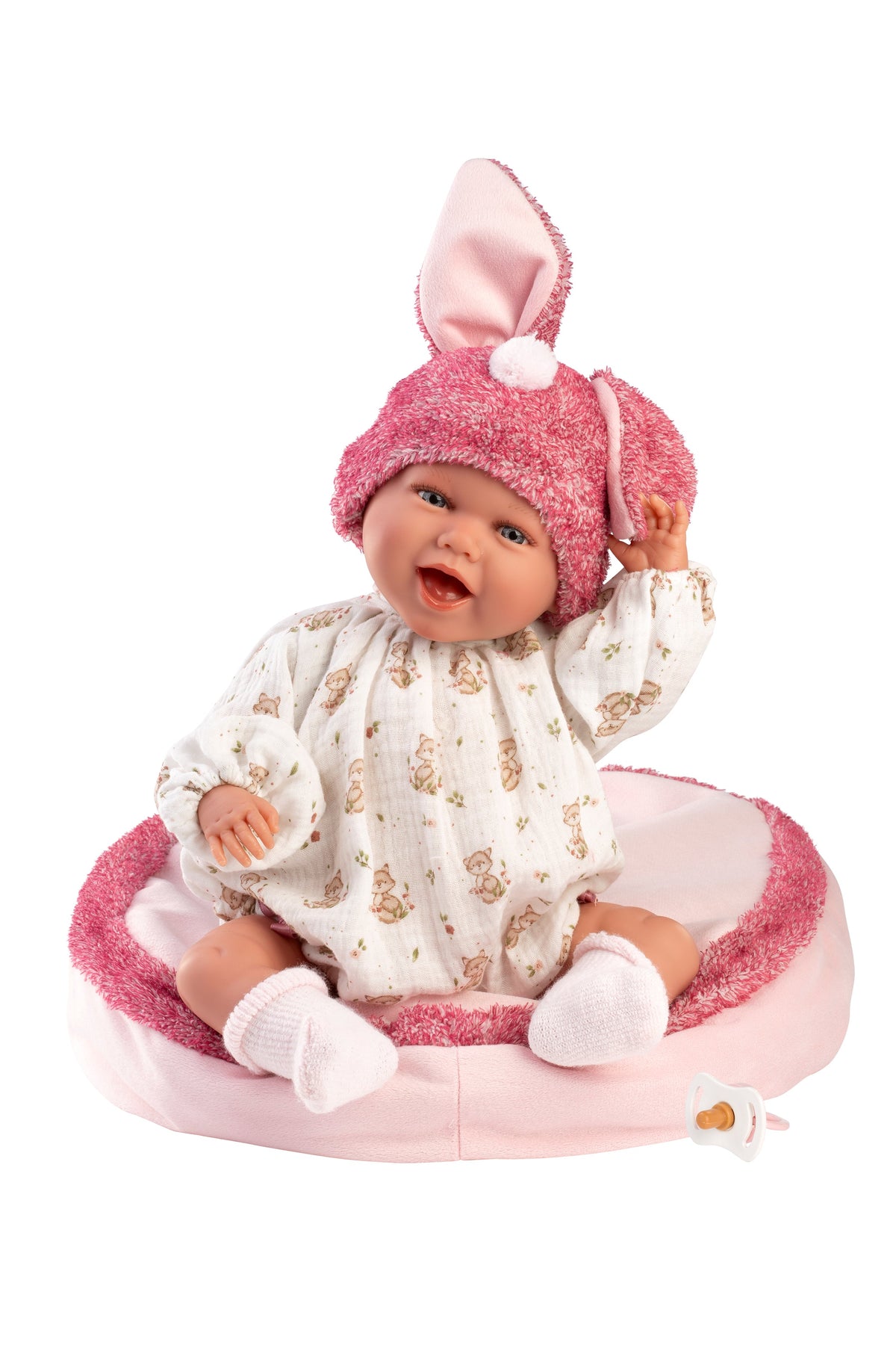16.5" Soft Body Newborn Doll Jaimie with Cushion