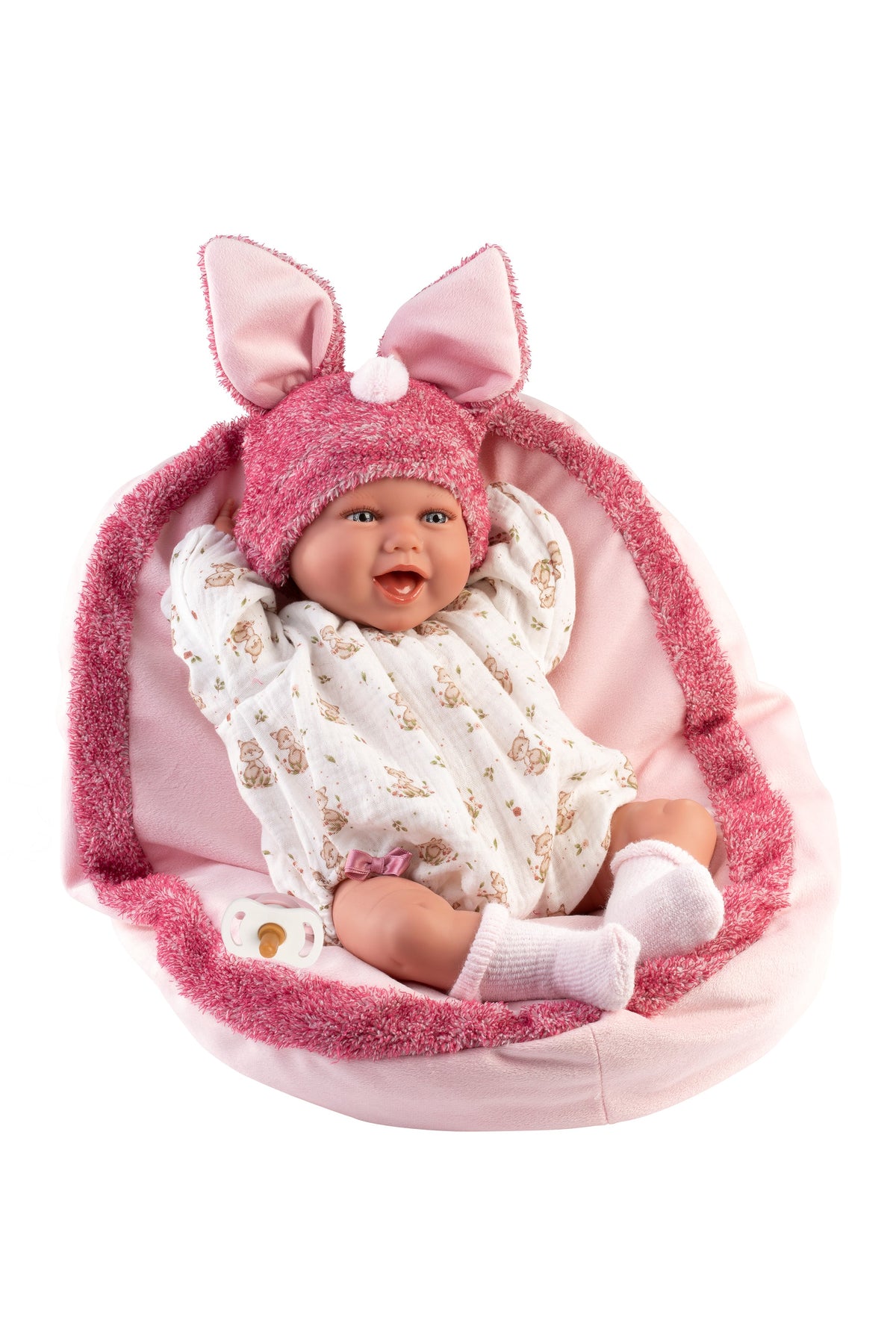 16.5" Soft Body Newborn Doll Jaimie with Cushion