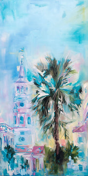"saint Michaels" Art By Danielle Cather-cohen - 48x24 Giclee Canvas
