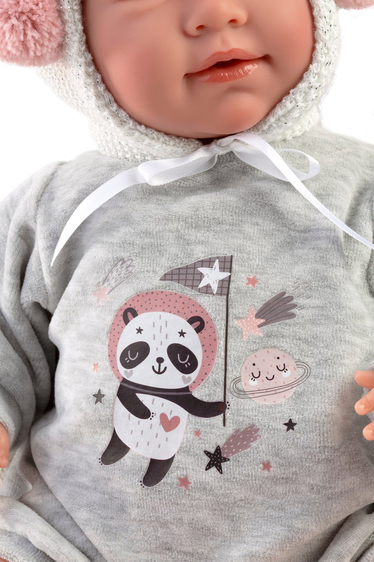 16.5" Soft Body Newborn Doll Liam with Space Baby Carrier