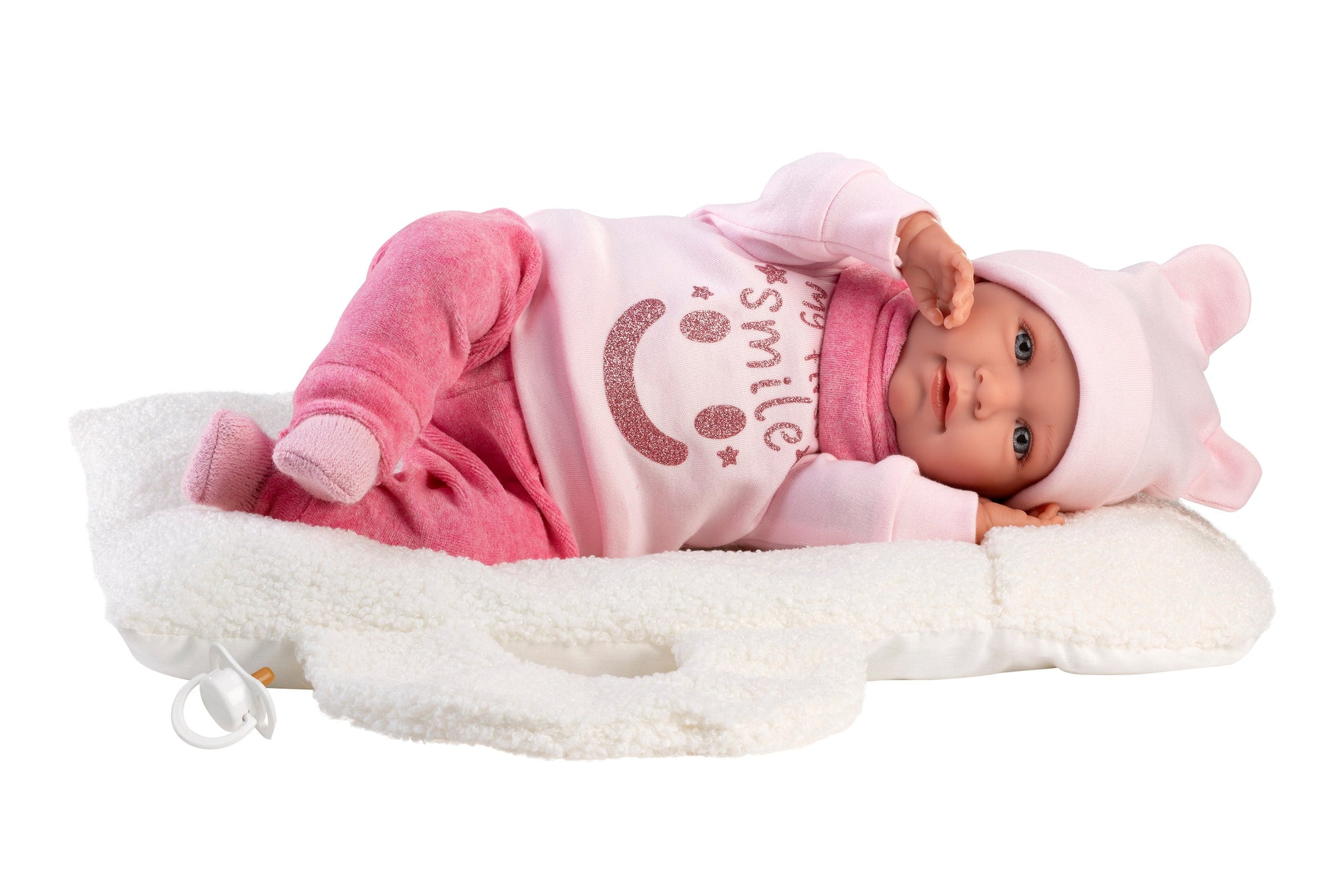 16.5" Soft Body Newborn Doll Keira with Baby Carrier