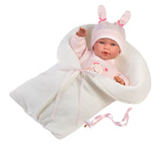 16.5" Soft Body Newborn Doll Maggie with Sleeping Bag