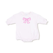 Sweatshirt Bubble With Bow Applique