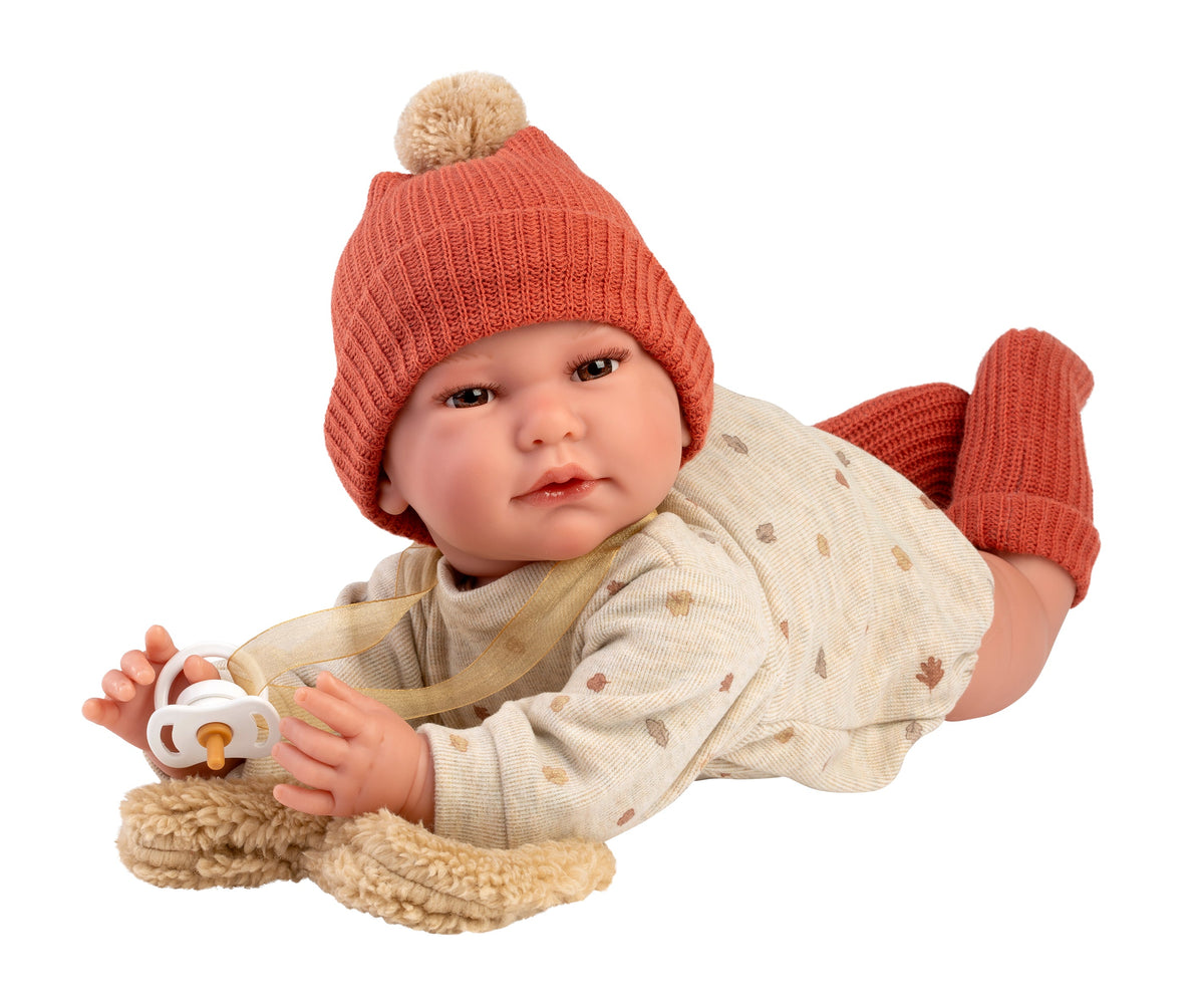 17.7" Soft Body Newborn Doll Miguel with Heart Shaped Pillow