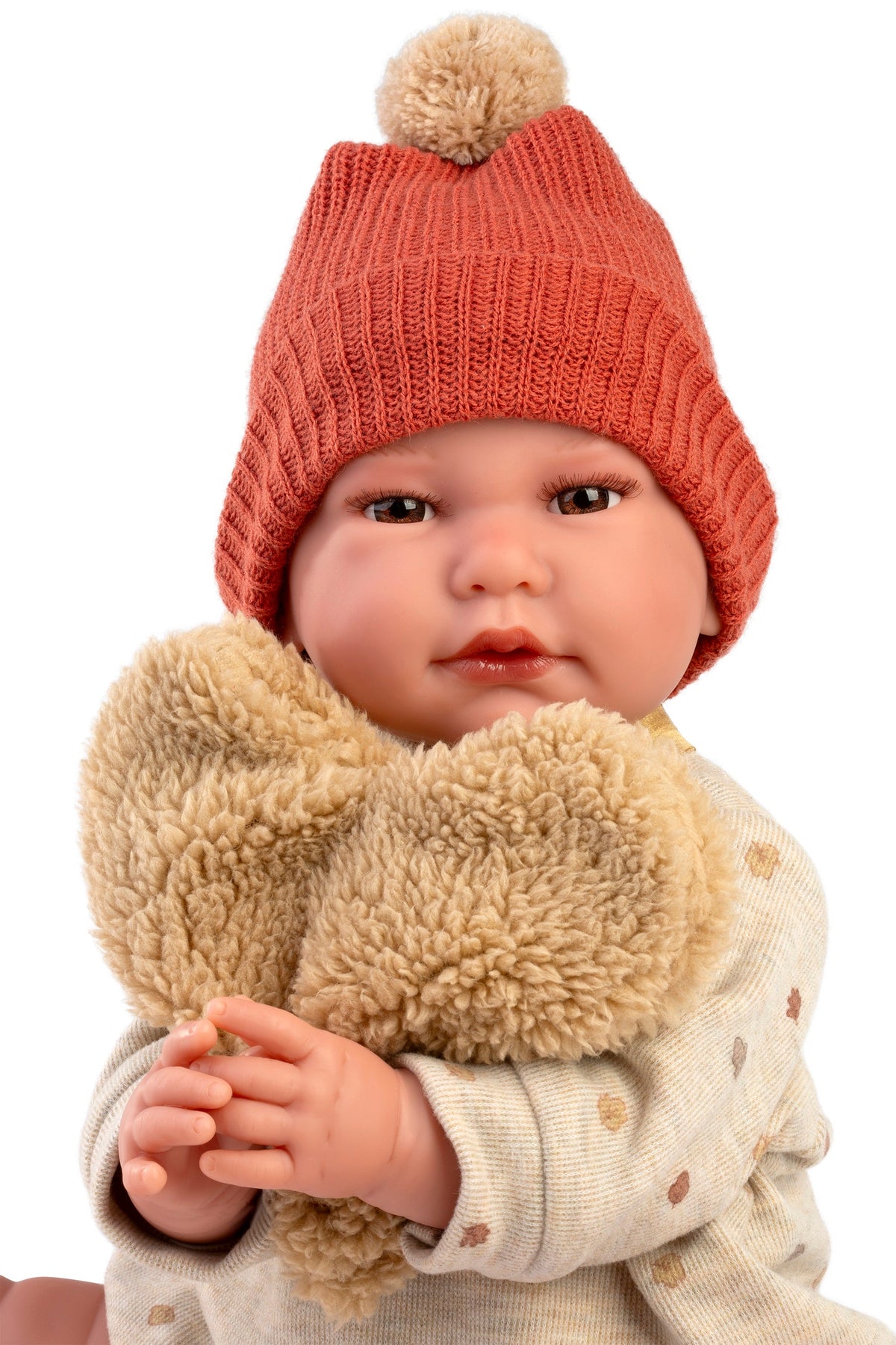 17.7" Soft Body Newborn Doll Miguel with Heart Shaped Pillow