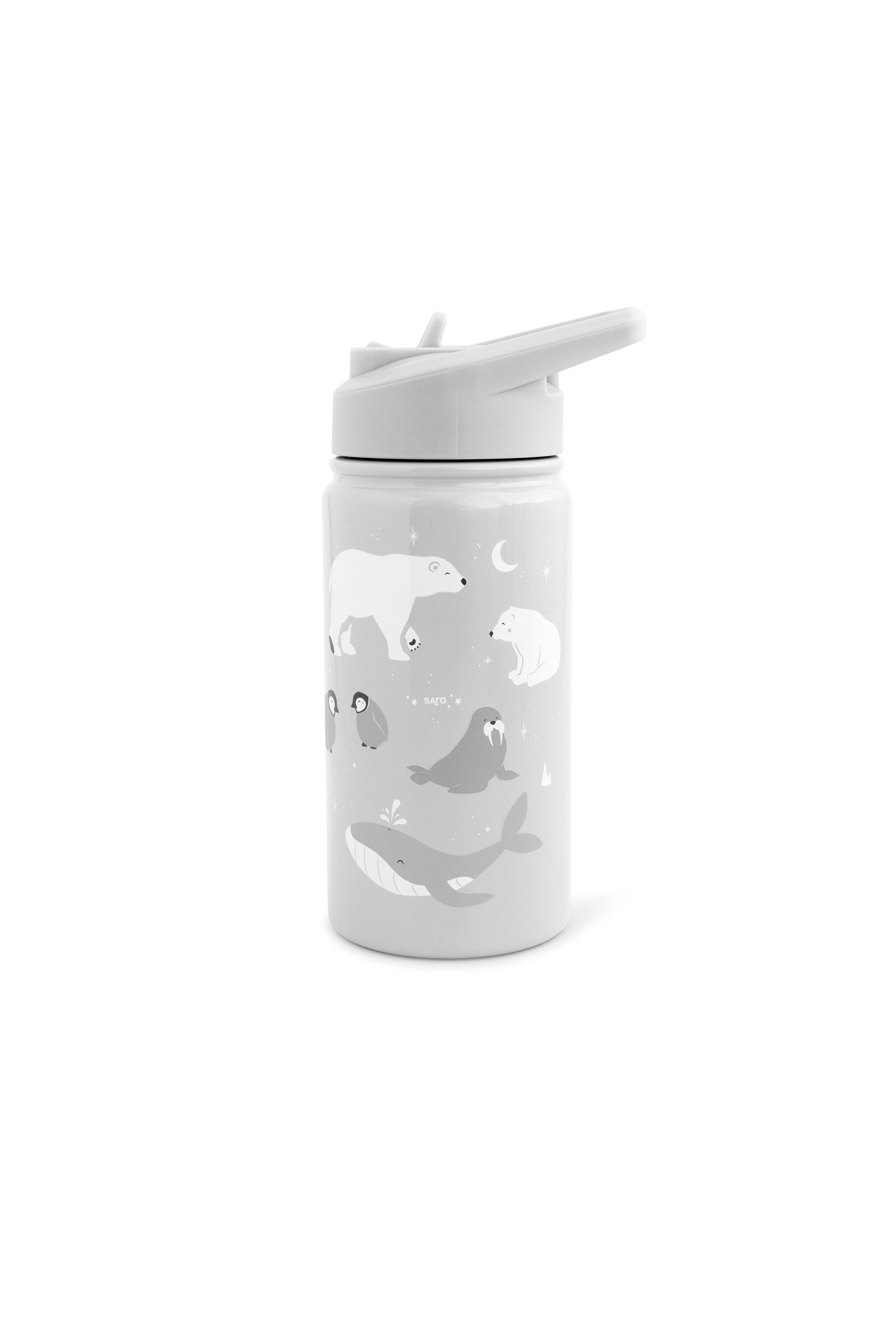 Polaris "Glacier Grey" Kids Thermos Bottle 11.8oz