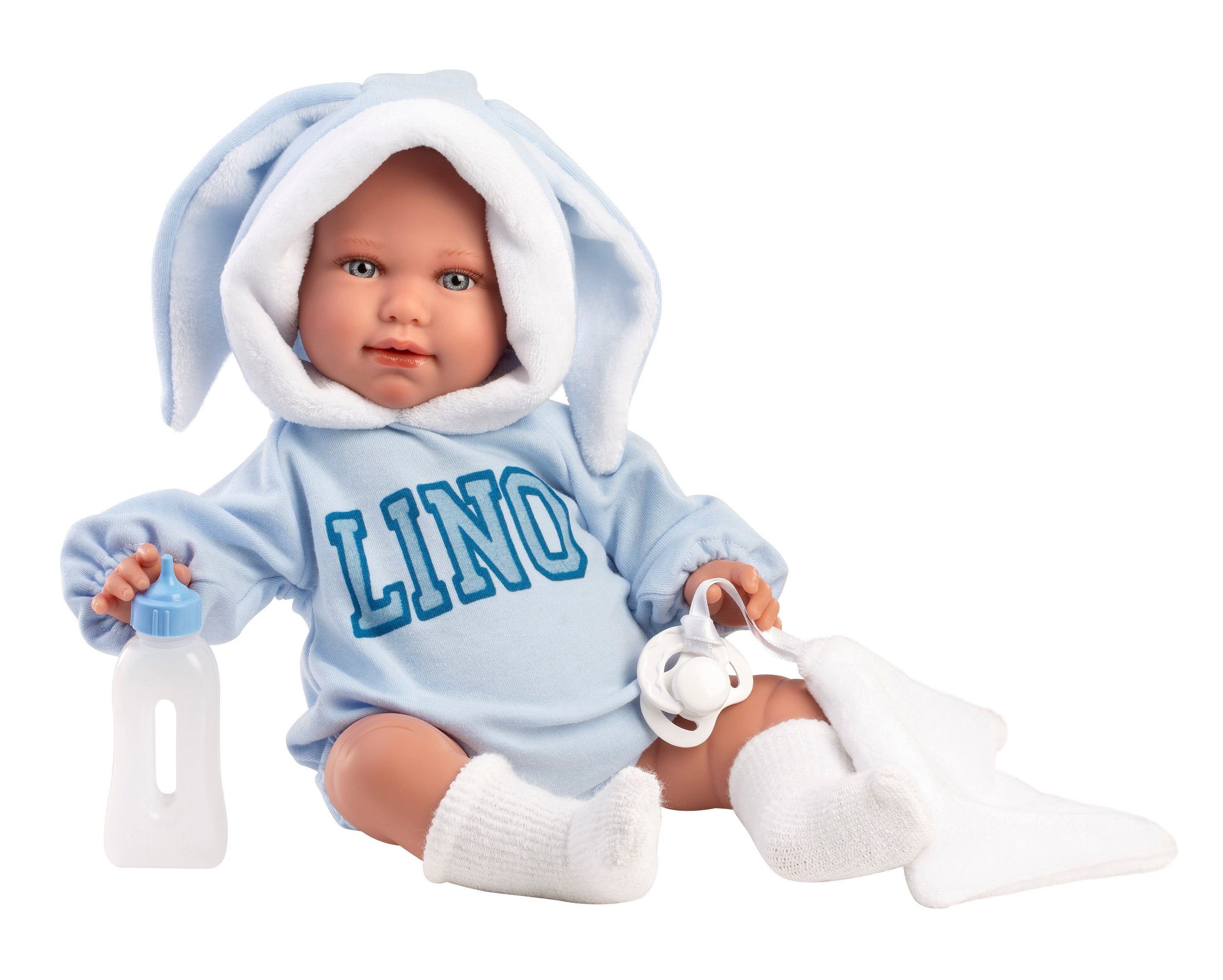 17.7" Crying Soft Body Newborn Doll Alberto