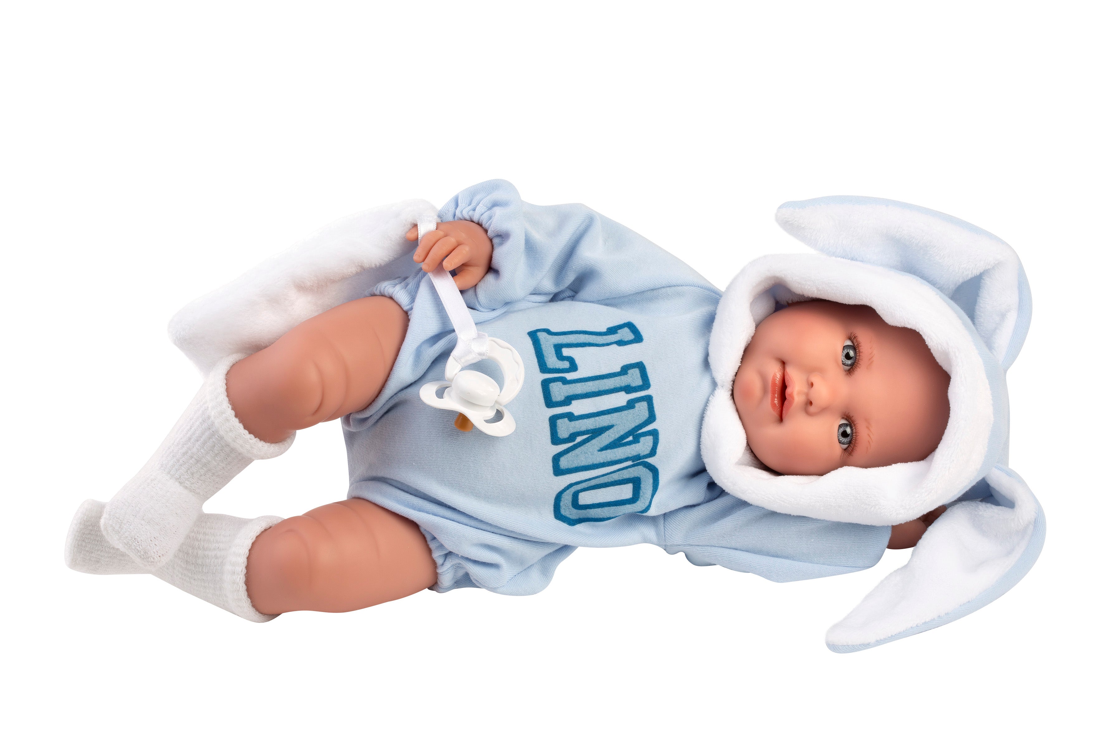 17.7" Crying Soft Body Newborn Doll Alberto