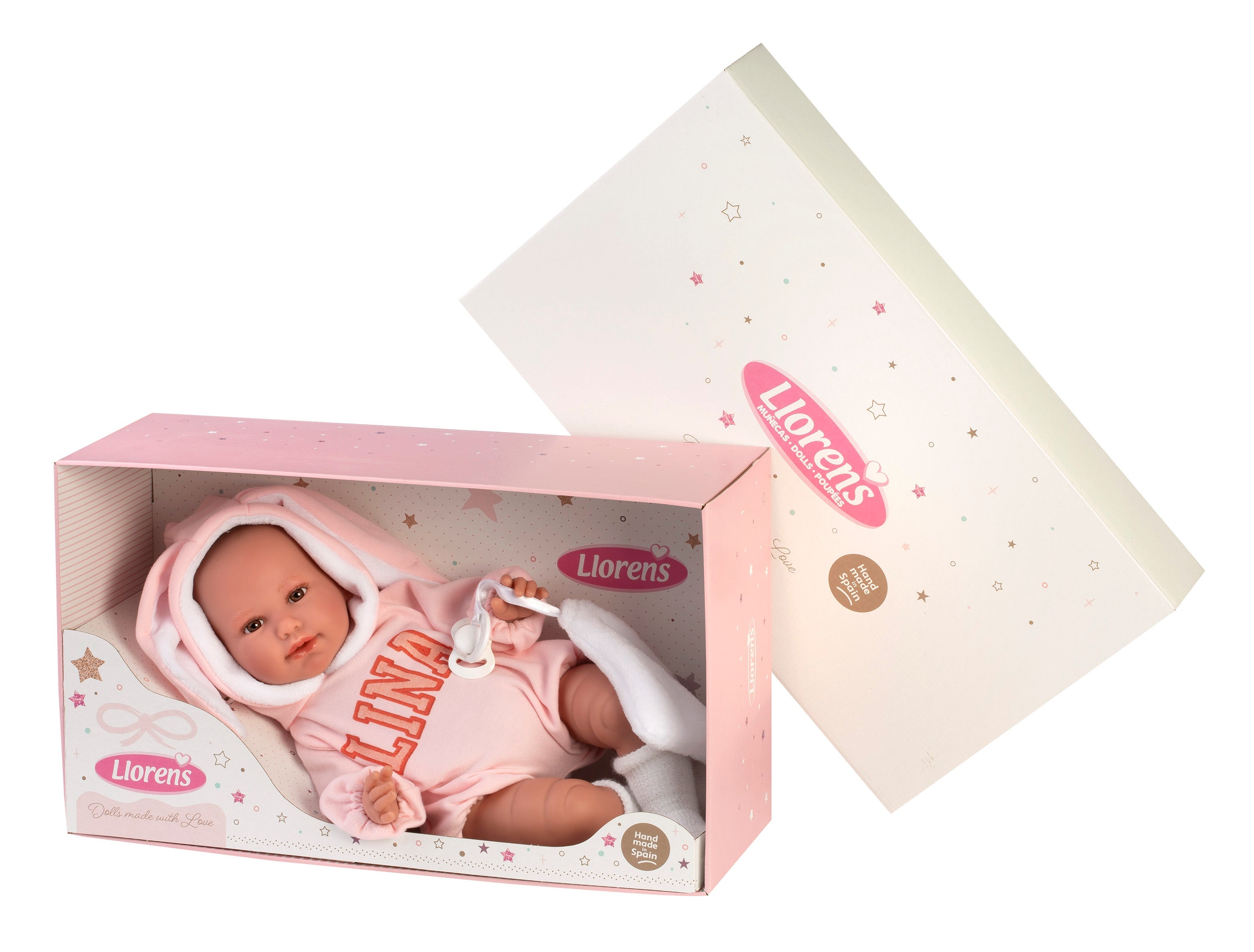 17.7" Crying Soft Body Newborn Doll Adriana
