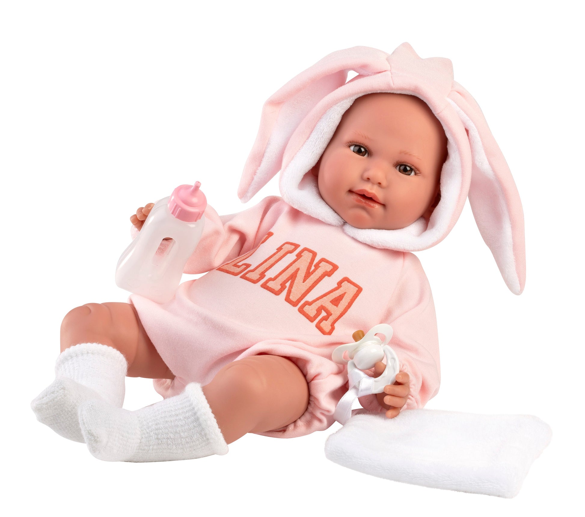 17.7" Crying Soft Body Newborn Doll Adriana