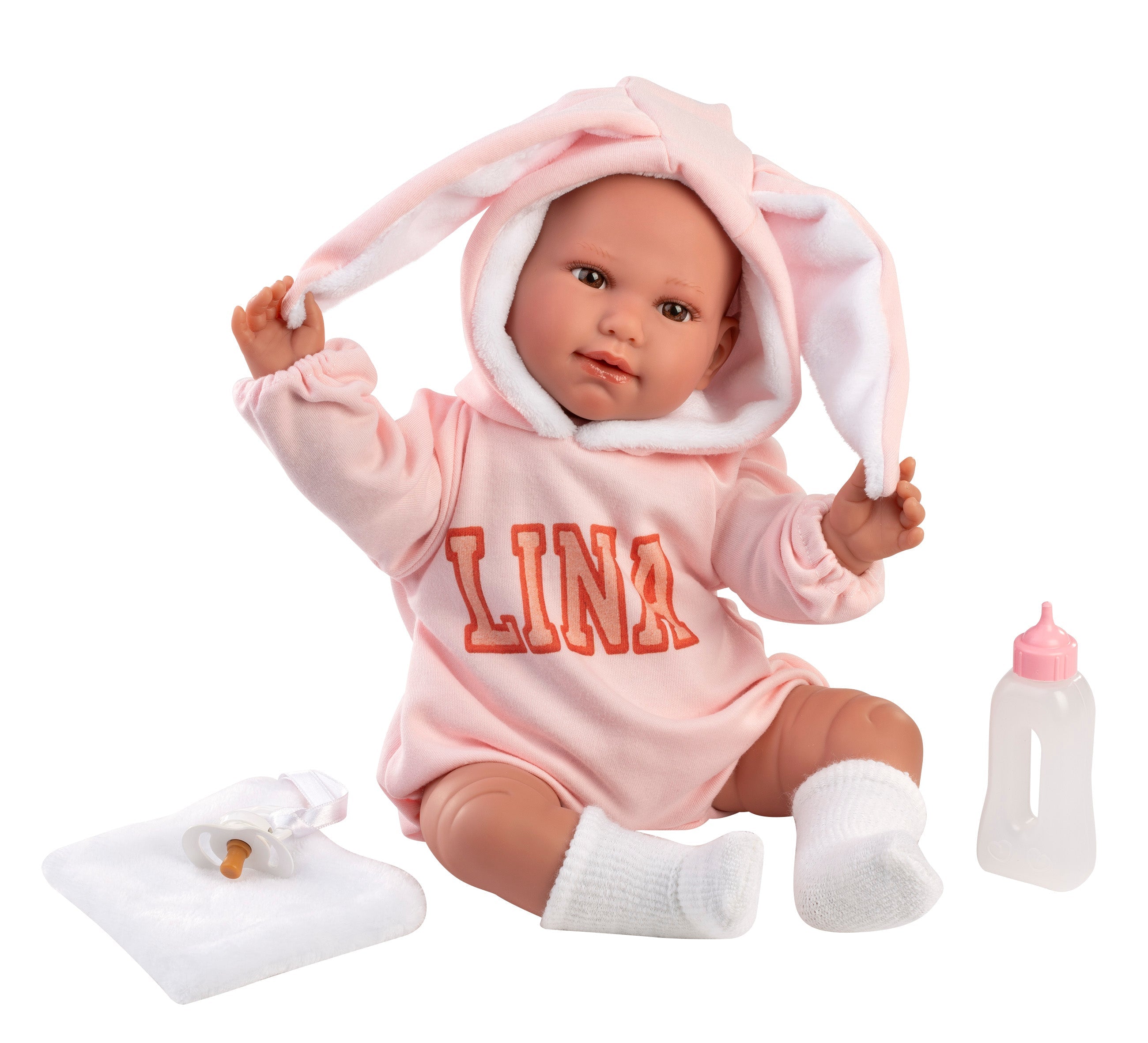 17.7" Crying Soft Body Newborn Doll Adriana