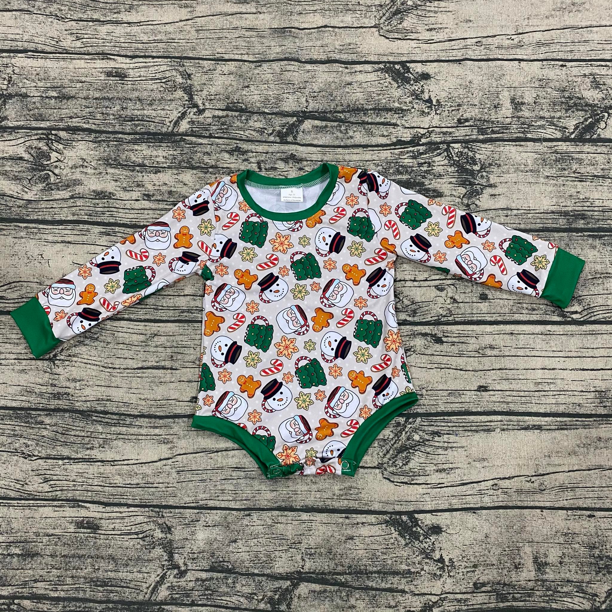 Cookies And Candycane Long Sleeve Leo