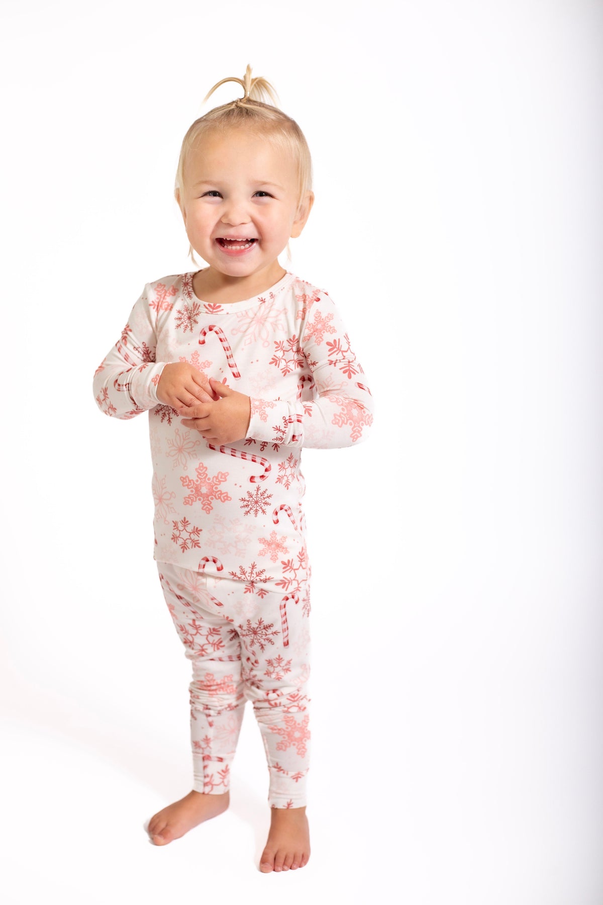 My First Candy Cane: Toddler Bamboo Pajamas