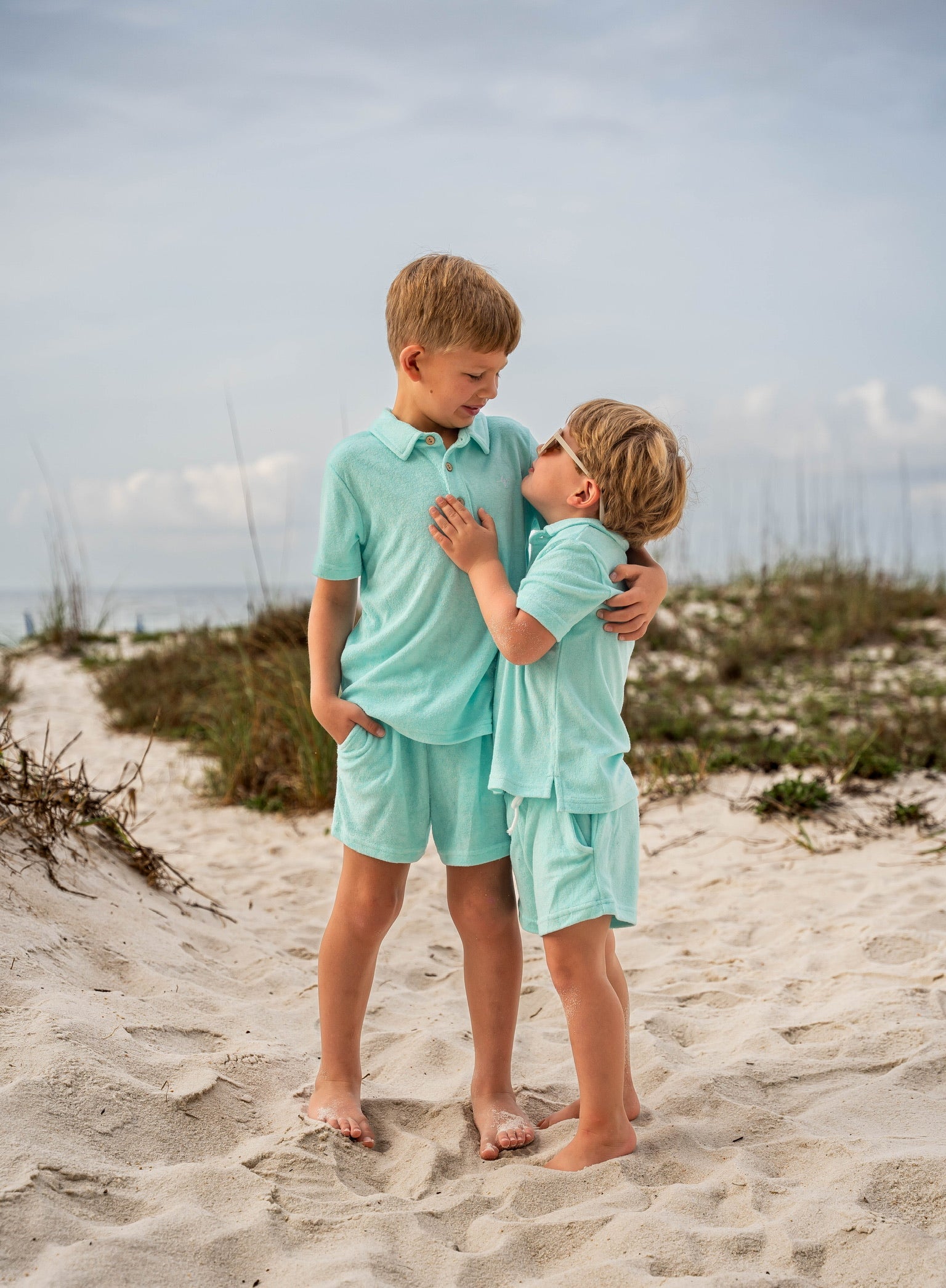 Cotton Candy Blue Lanier Bamboo Terry Set