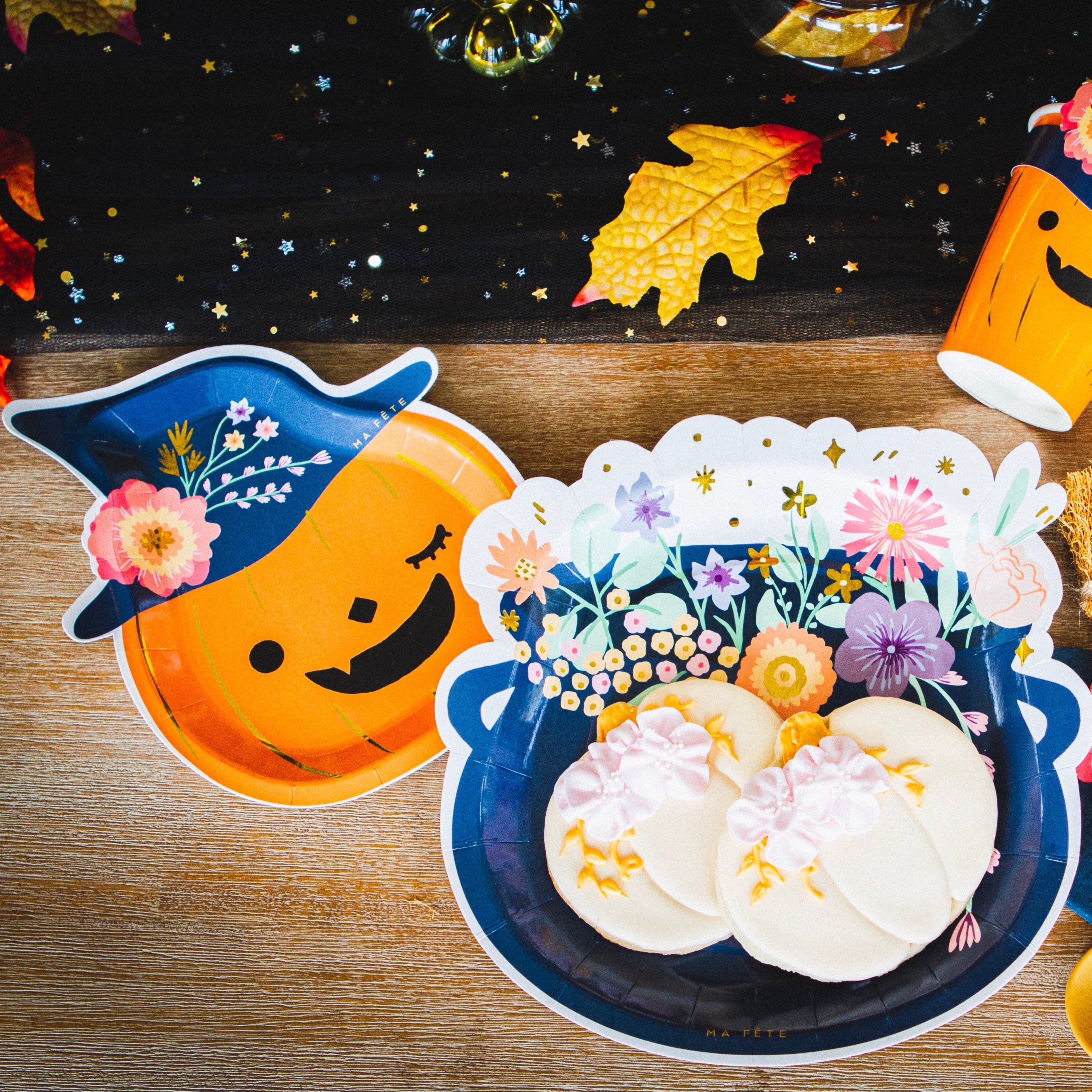 Pumpkin Dessert Paper Plate