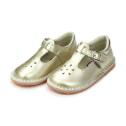 Joy Metallic Leather T-strap Mary Jane