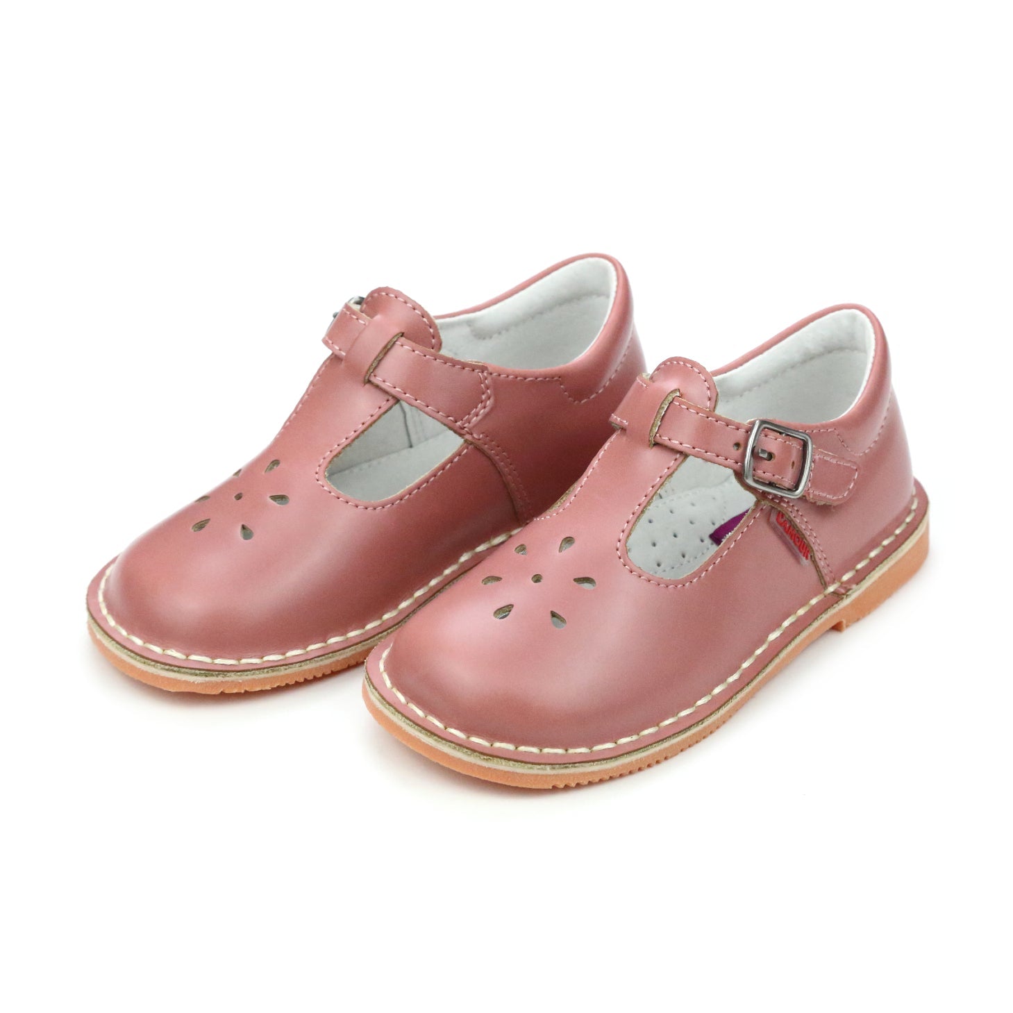 Joy Waxed Leather T-strap Mary Jane