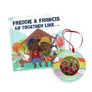 We Go Together Like... Personalized Book and Ornament Gift Set