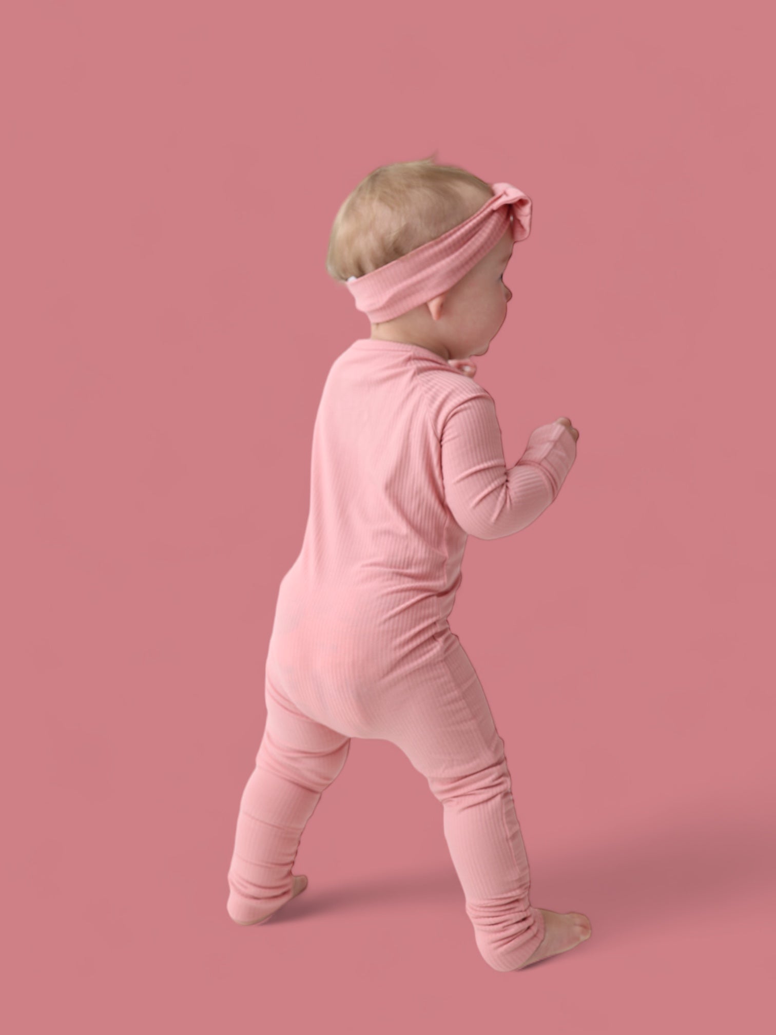 Mauve Rib Dream Romper