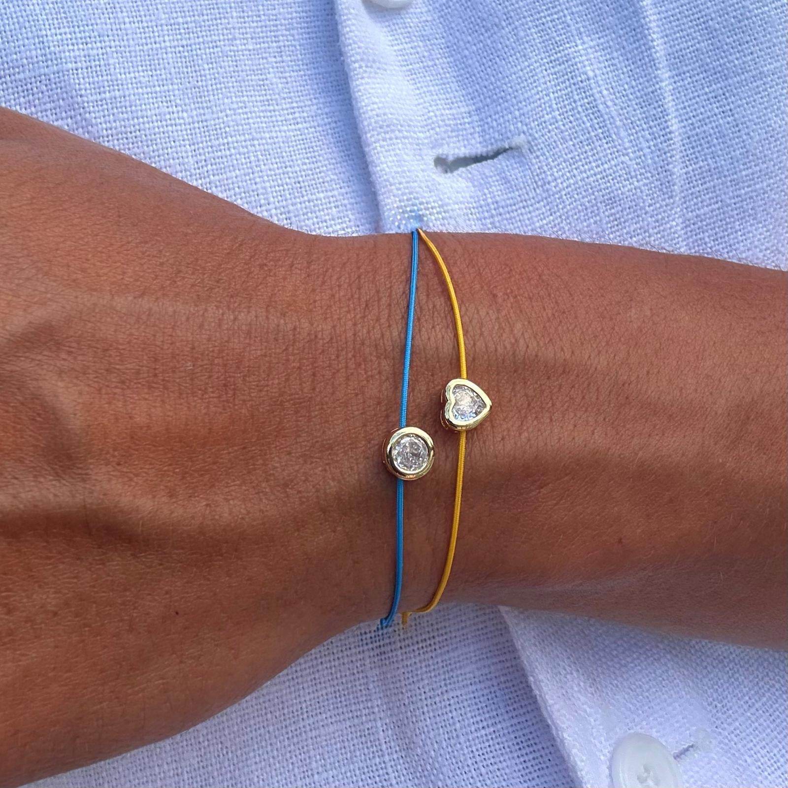 Sparkle Circle Charm Bracelet