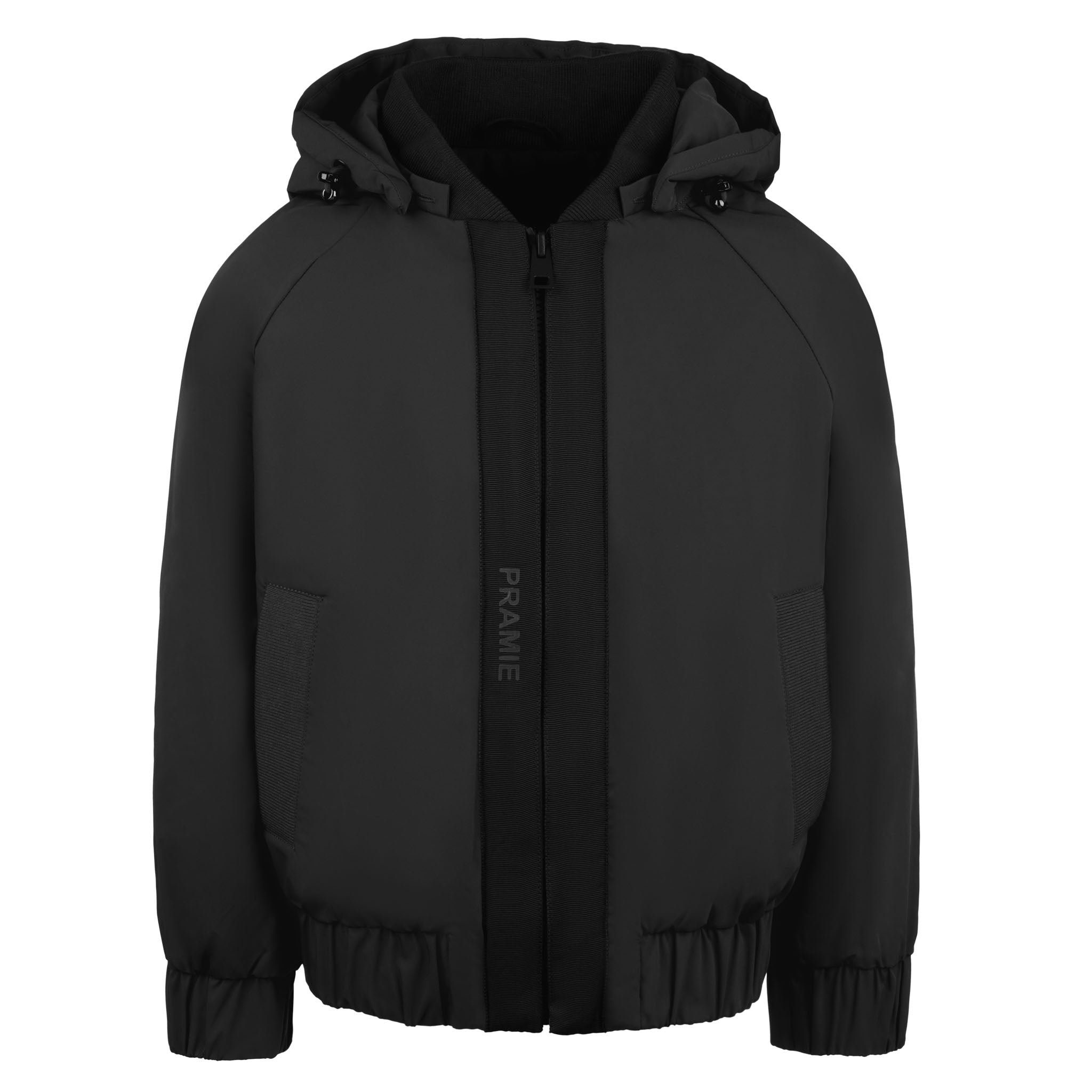 Pramie Black Ribbon Fall Jacket | Elegant, Warm & Versatile Outerwear 18m-22y