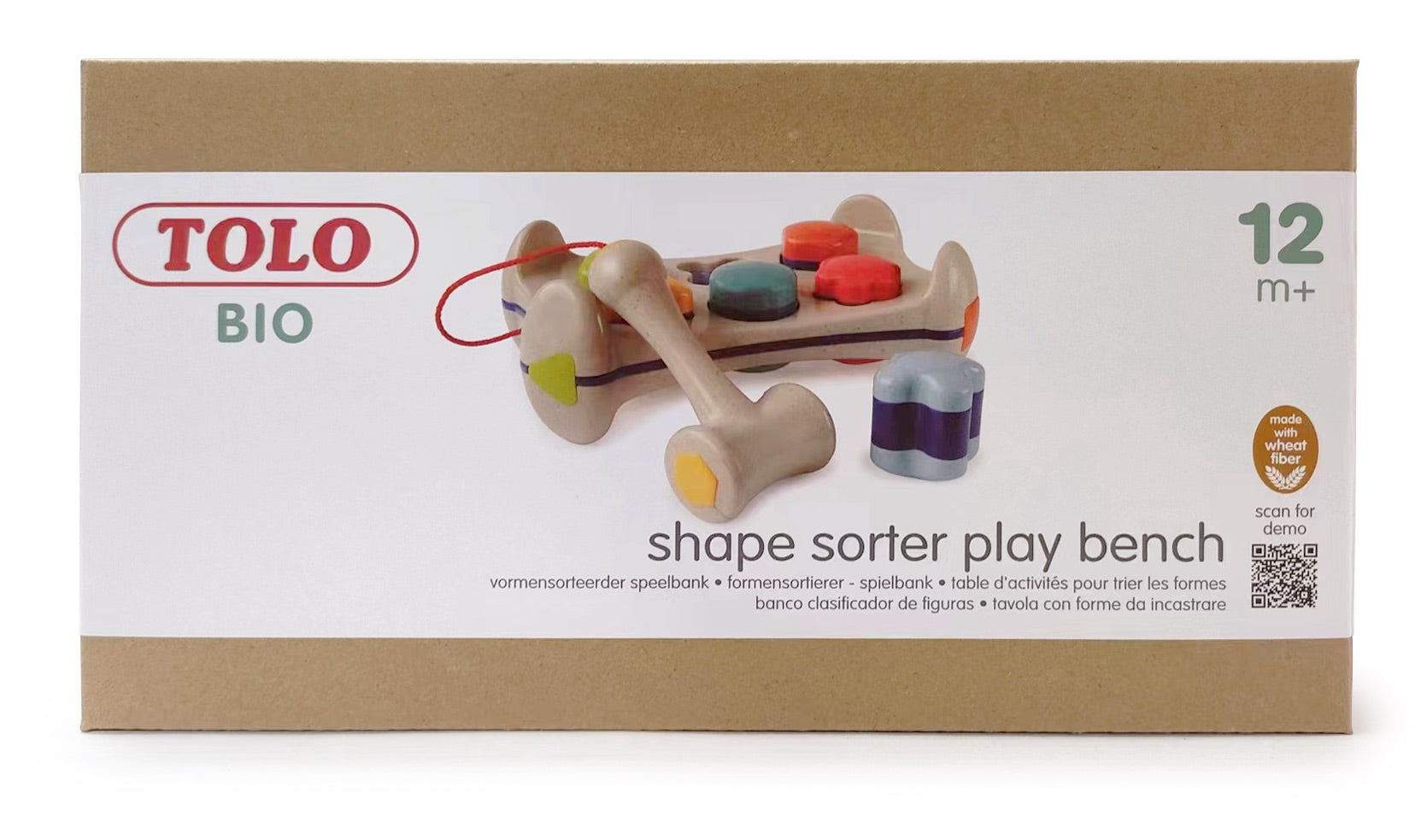 Shape Sorter Play Bench - Tolo