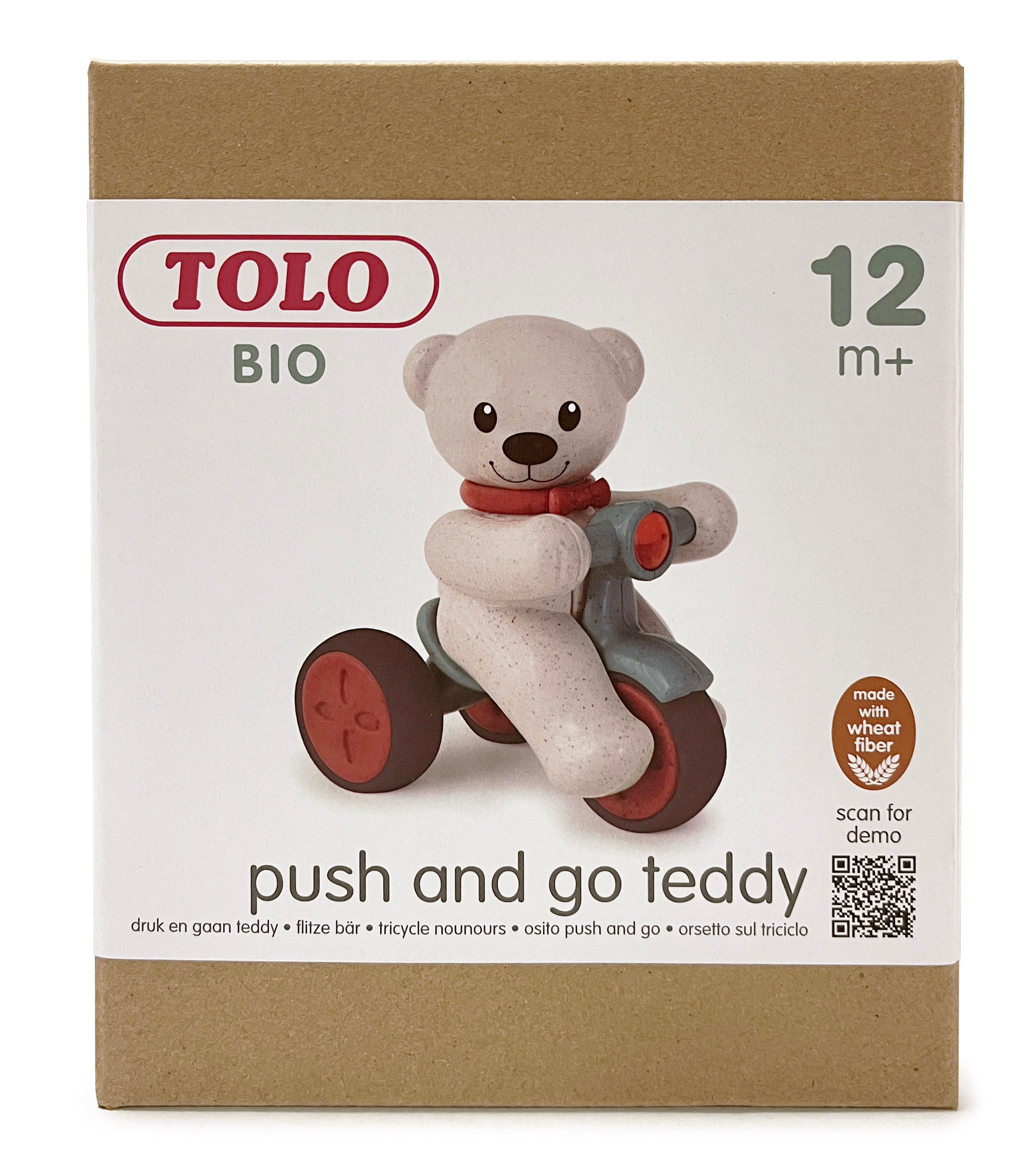 Push And Go Teddy - Tolo