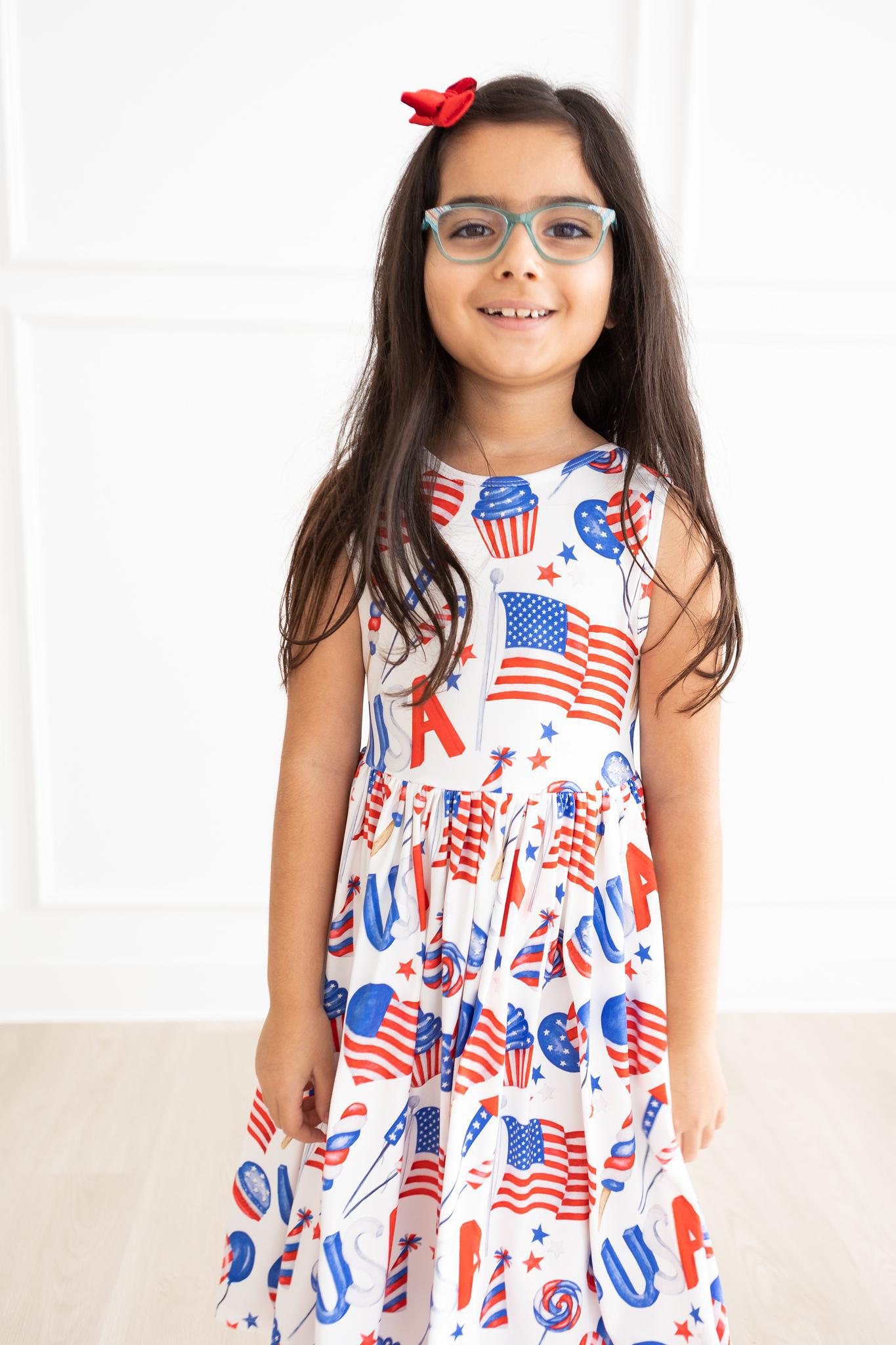 Party In The Usa Tank Twirl Dress