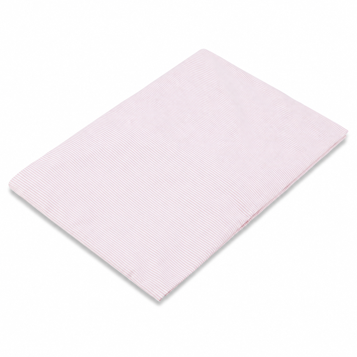 Striped Crib Sheet - Light Pink Luxury Baby Bedding