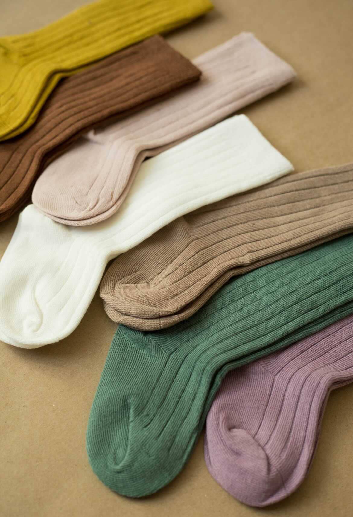 Back To School Brown-knee High Socks