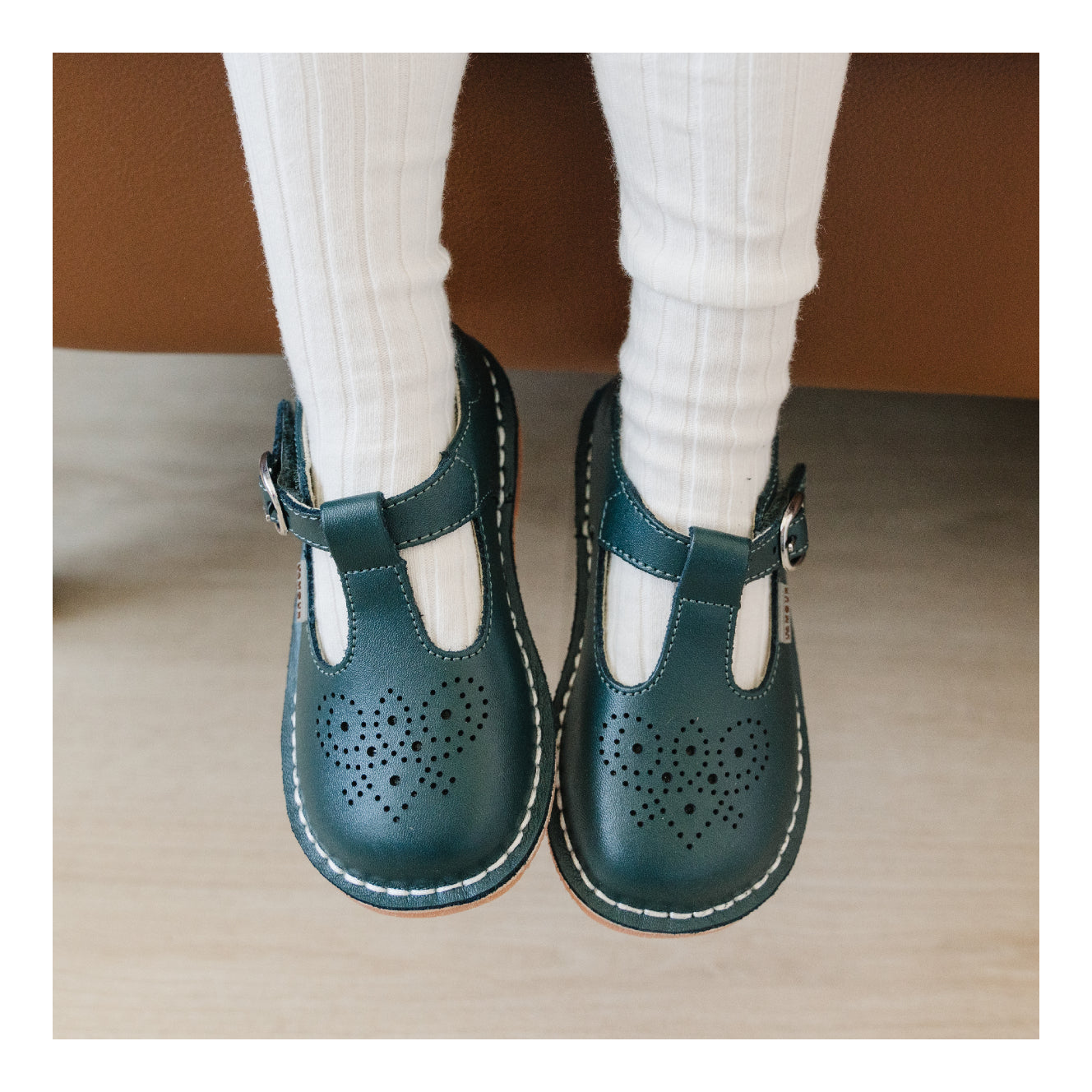 Ollie T-strap Leather Mary Jane