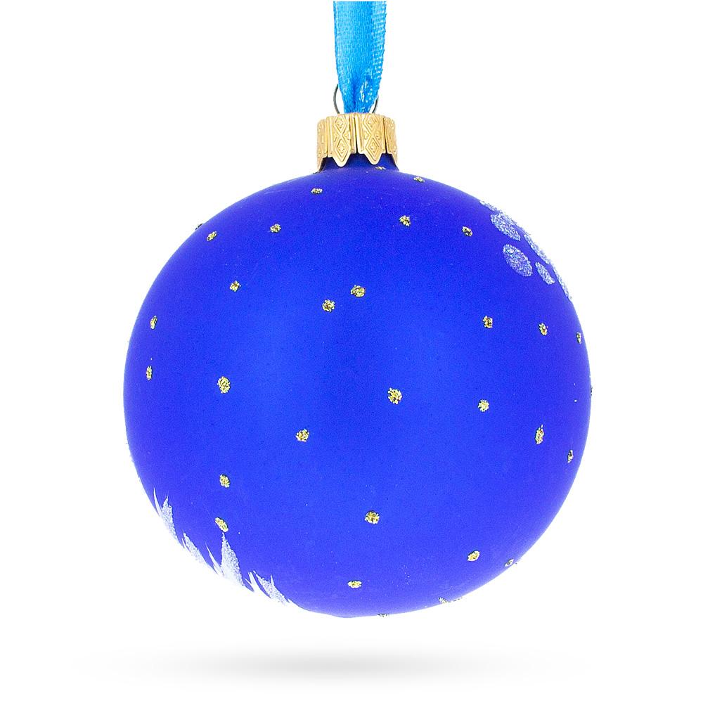 Diligent Housekeeper (maid) - Blown Glass Ball Christmas Ornament 3.25 Inches