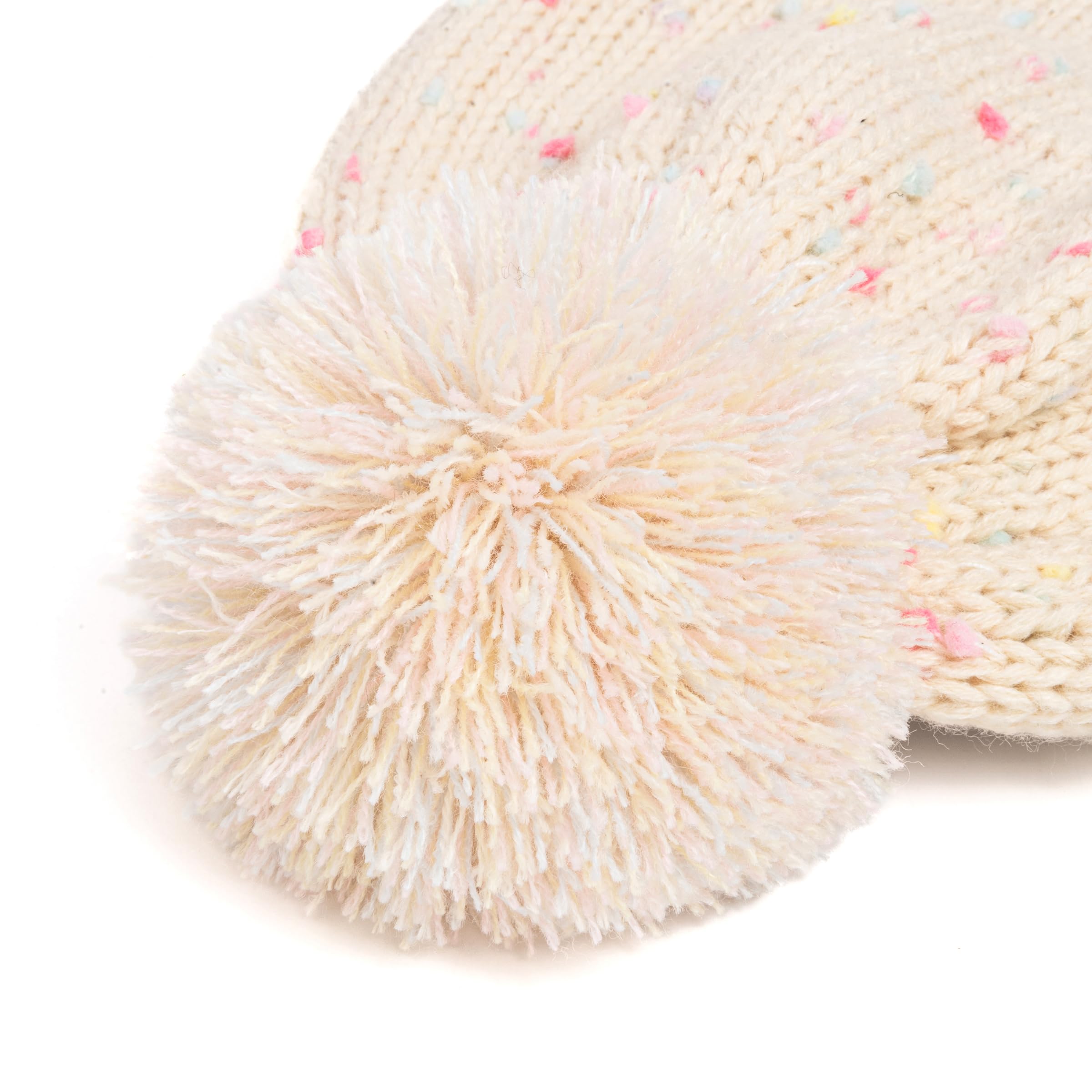 Warm Earflap Knit Beanie 2pc Set For Toddlers/little Kids 2-6 Years