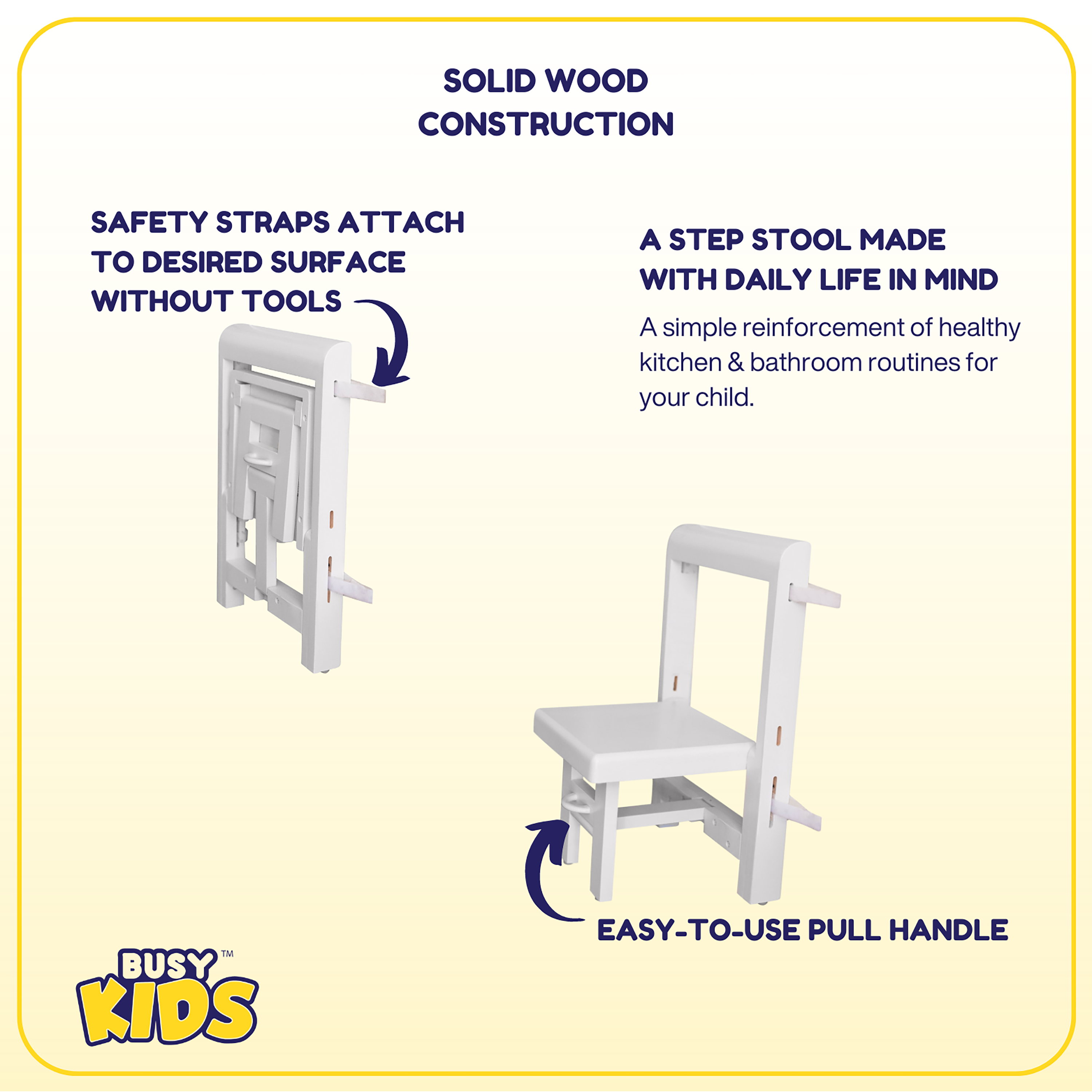 Busy Kids Fold 'n Store Step Stool