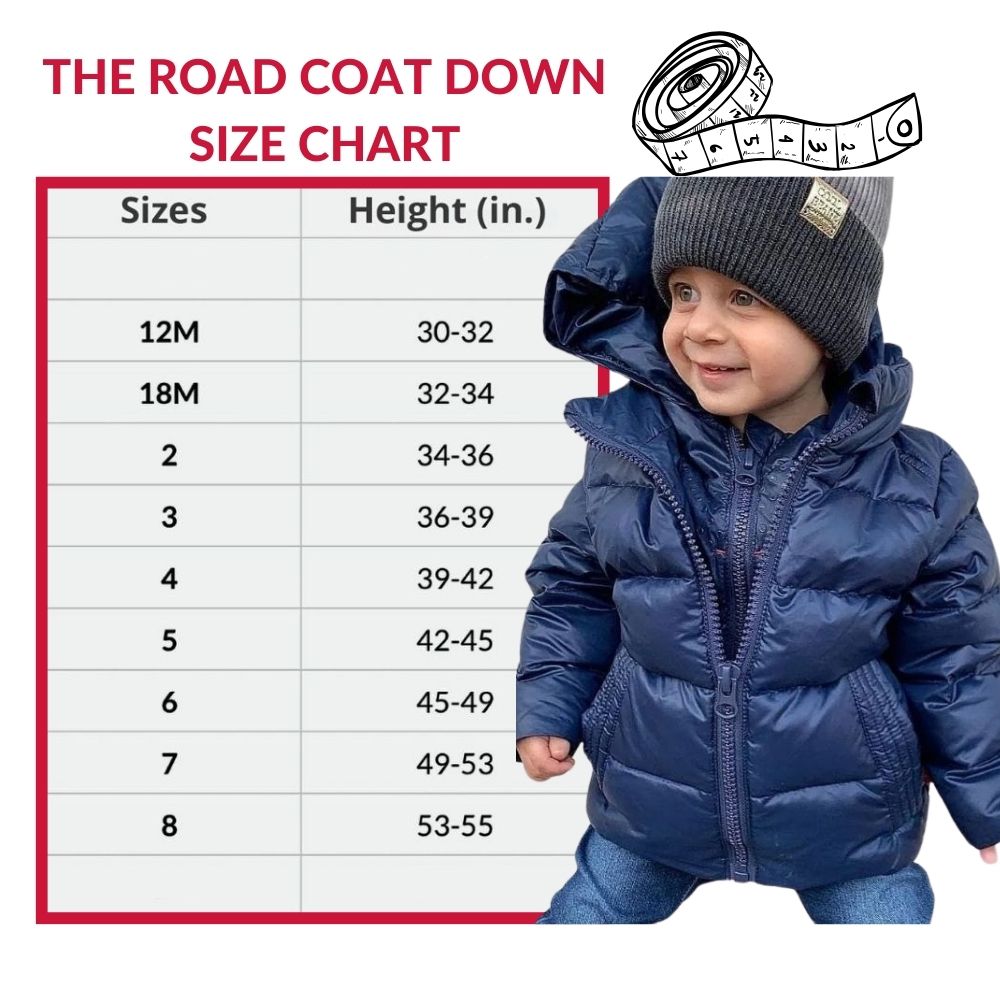 Car Seat Coat | The Road Coat Down - Navy