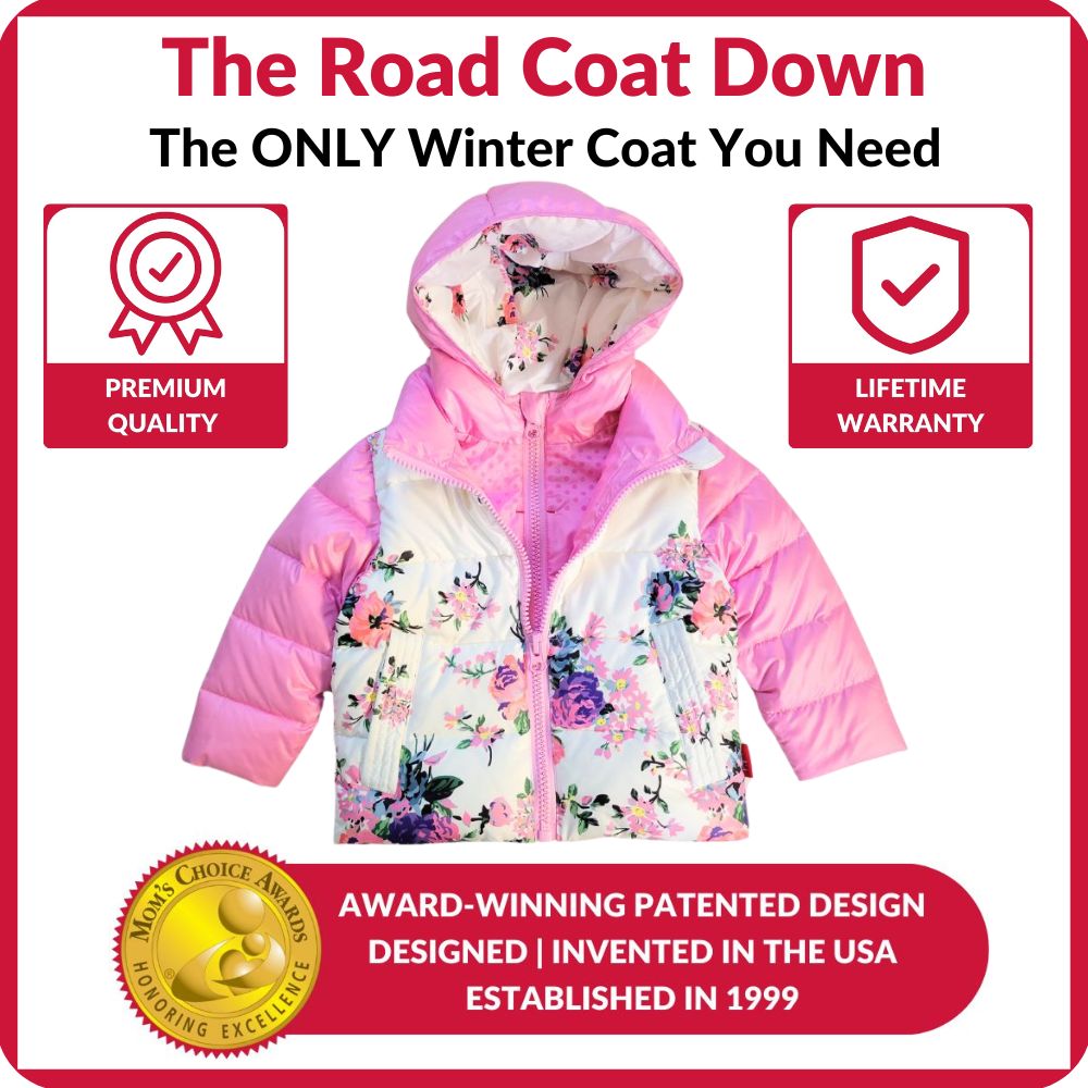 Car Seat Coat | The Road Coat Down - Floral Print