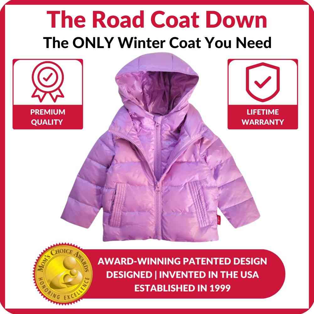 Car Seat Coat | The Road Coat Down - Lilac
