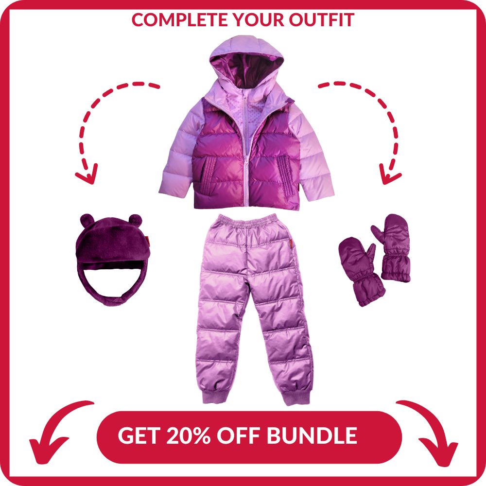 Car Seat Coat | The Road Coat Down - Lilac/plum