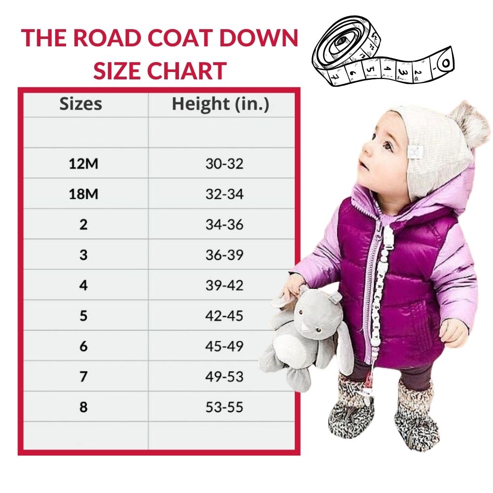 Car Seat Coat | The Road Coat Down - Lilac/plum