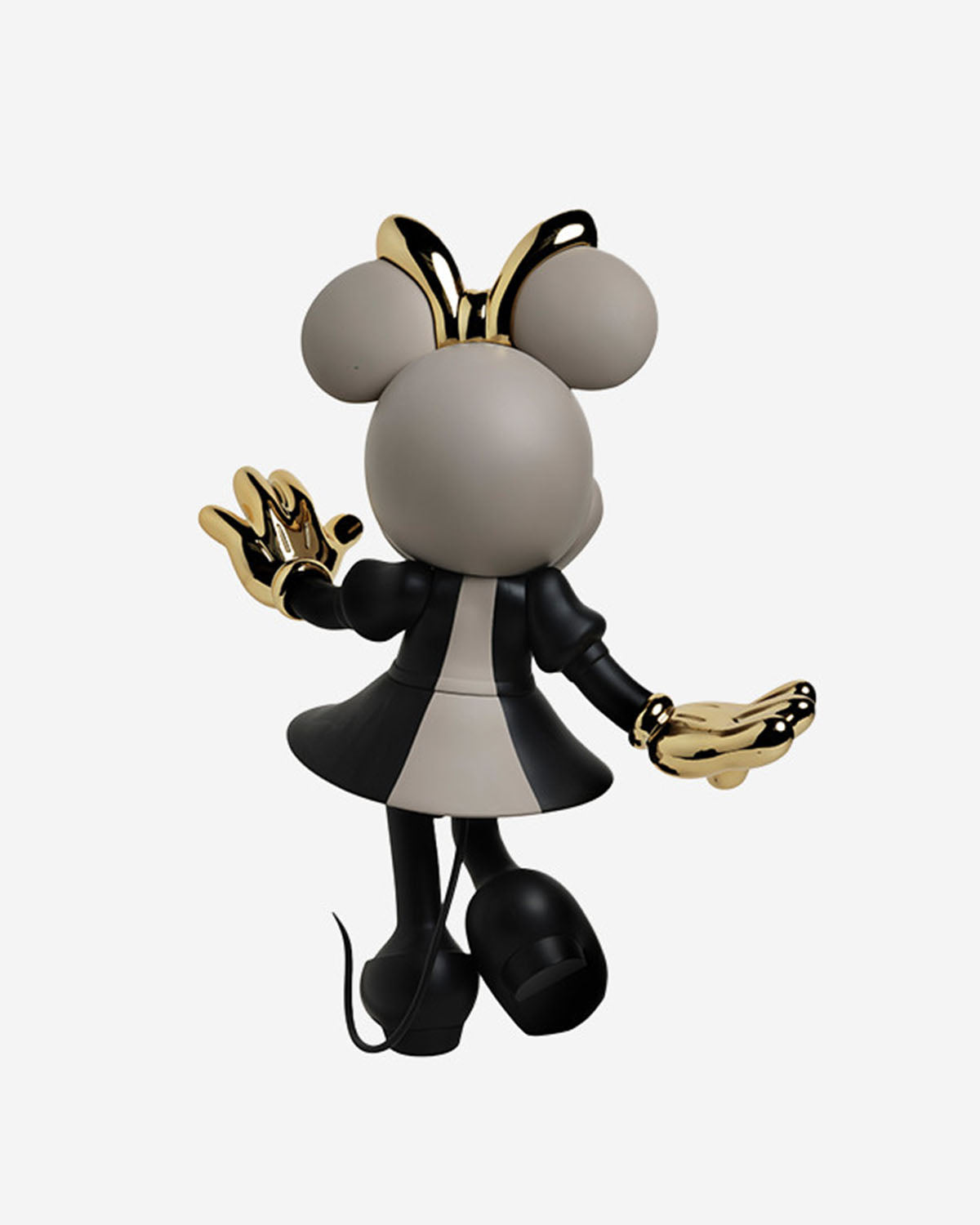 Minnie Mouse Hoppen Taupe, Black & Gold 12in