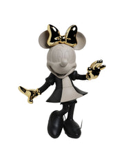 Minnie Mouse Hoppen Taupe, Black & Gold 12in