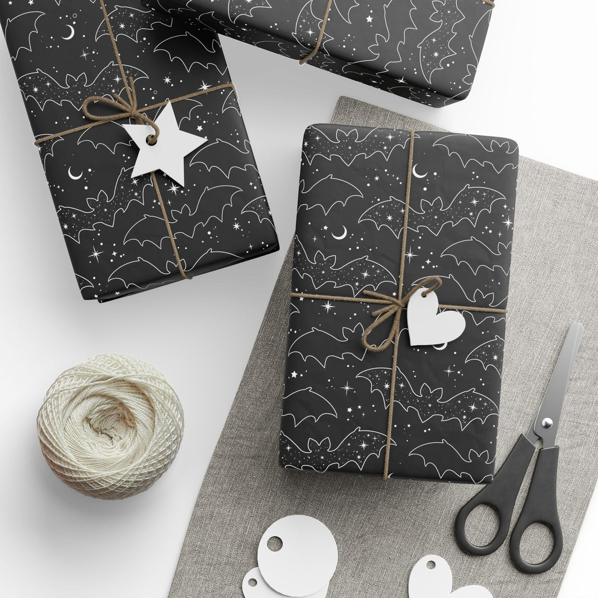 Celestial Bats Wrapping Paper