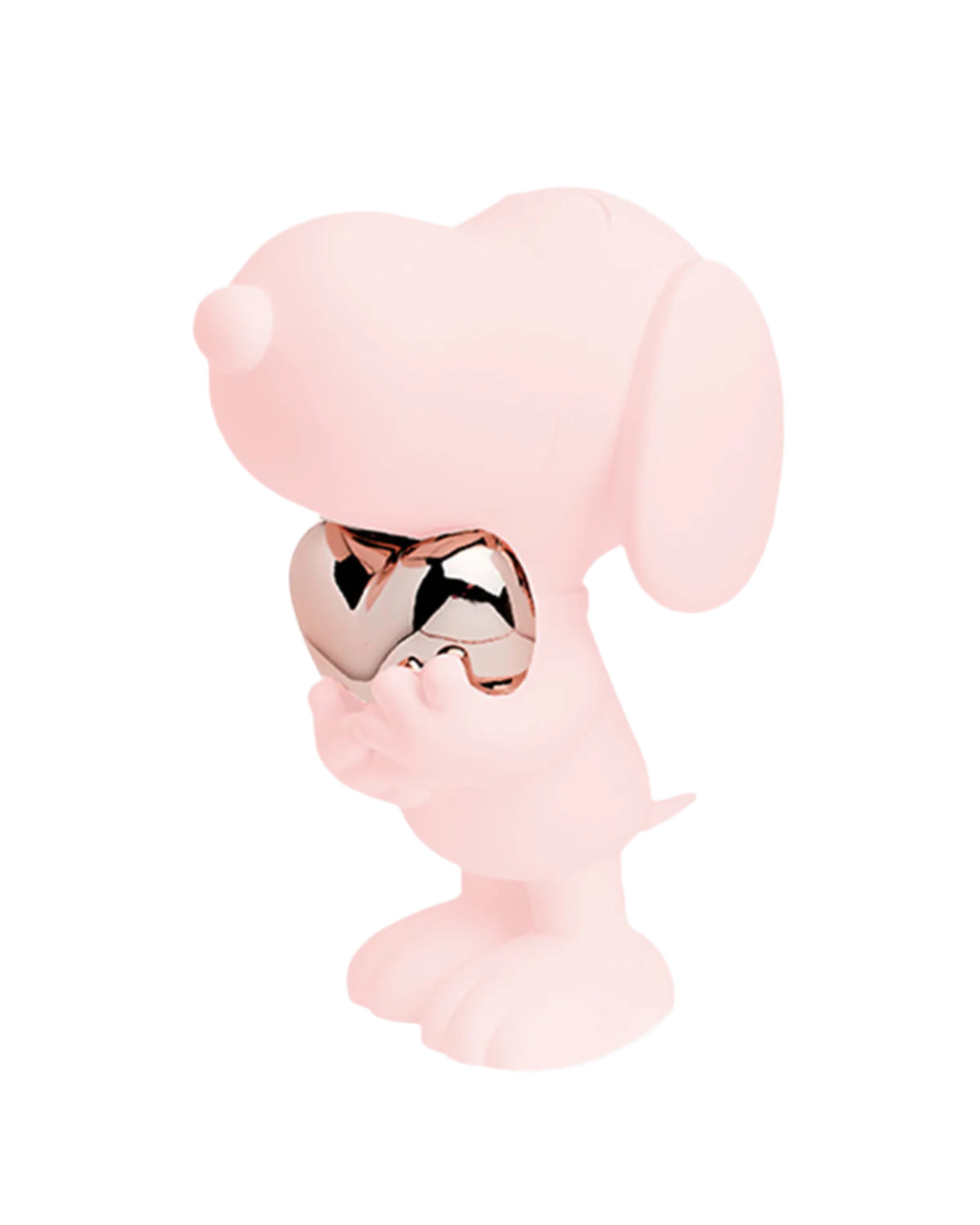 Snoopy Heart Pastel Pink & Chromed Pink Gold 21.5in