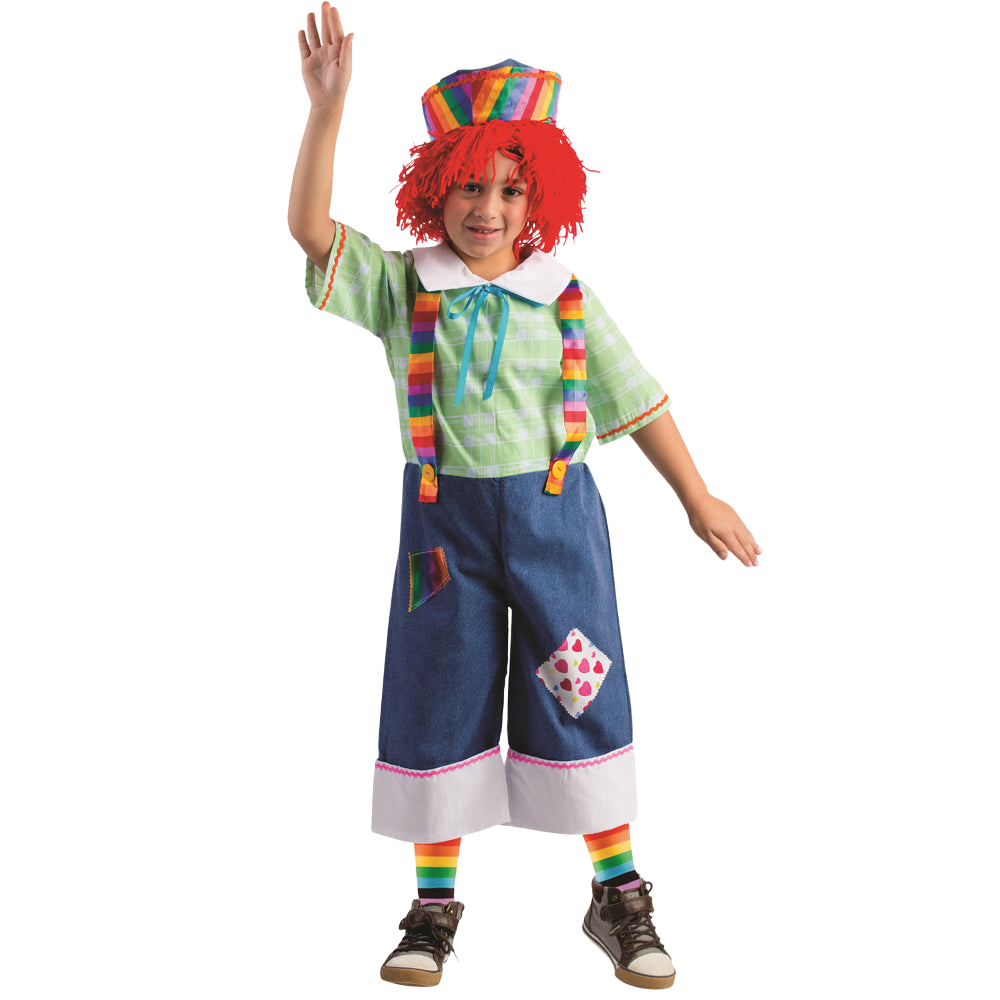 Rainbow Rag Costume - Kids