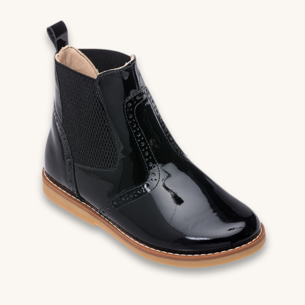 Bootie Patent Black
