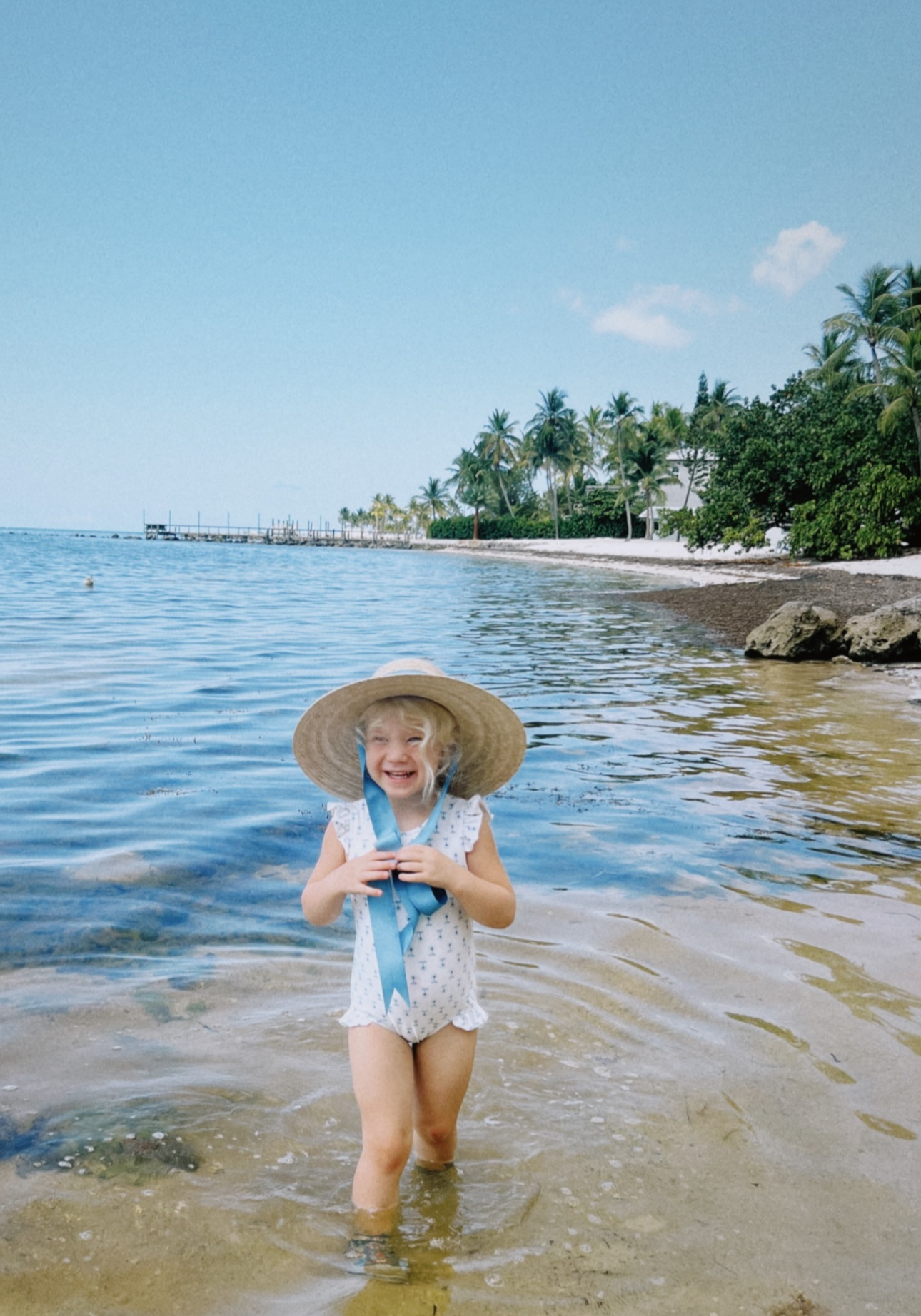 Buttercup Little Girl’s Hat - Chocolate Brown Grosgrain Ribbon