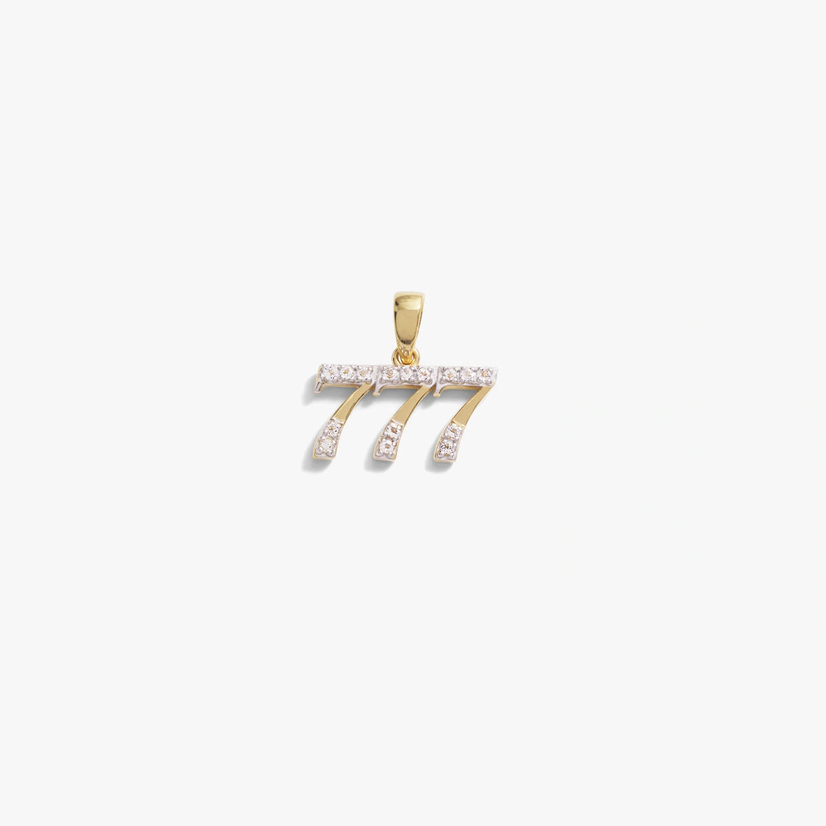 777 Sapphire Angel Number Charm