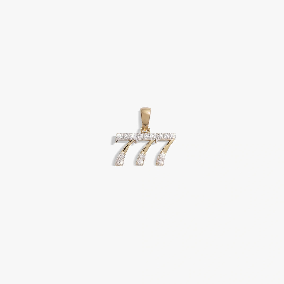 777 Sapphire Angel Number Charm