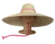 Geranium Sun Hat - Pink Paracord Lanyard With Amethyst Toggle